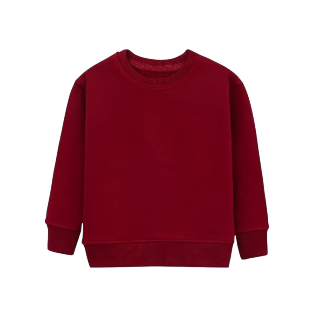 Warmes Girls Crewneck Cotton Sweatshirt