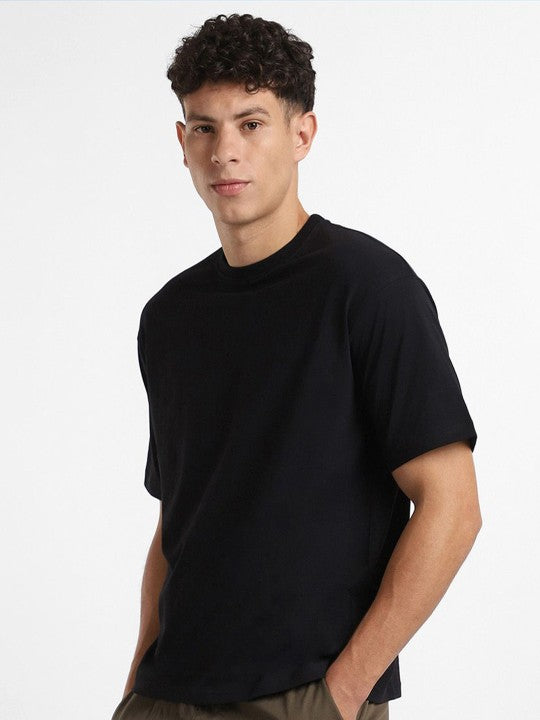Men's Oversized Graphic T-Shirt – Black, Blue & Green