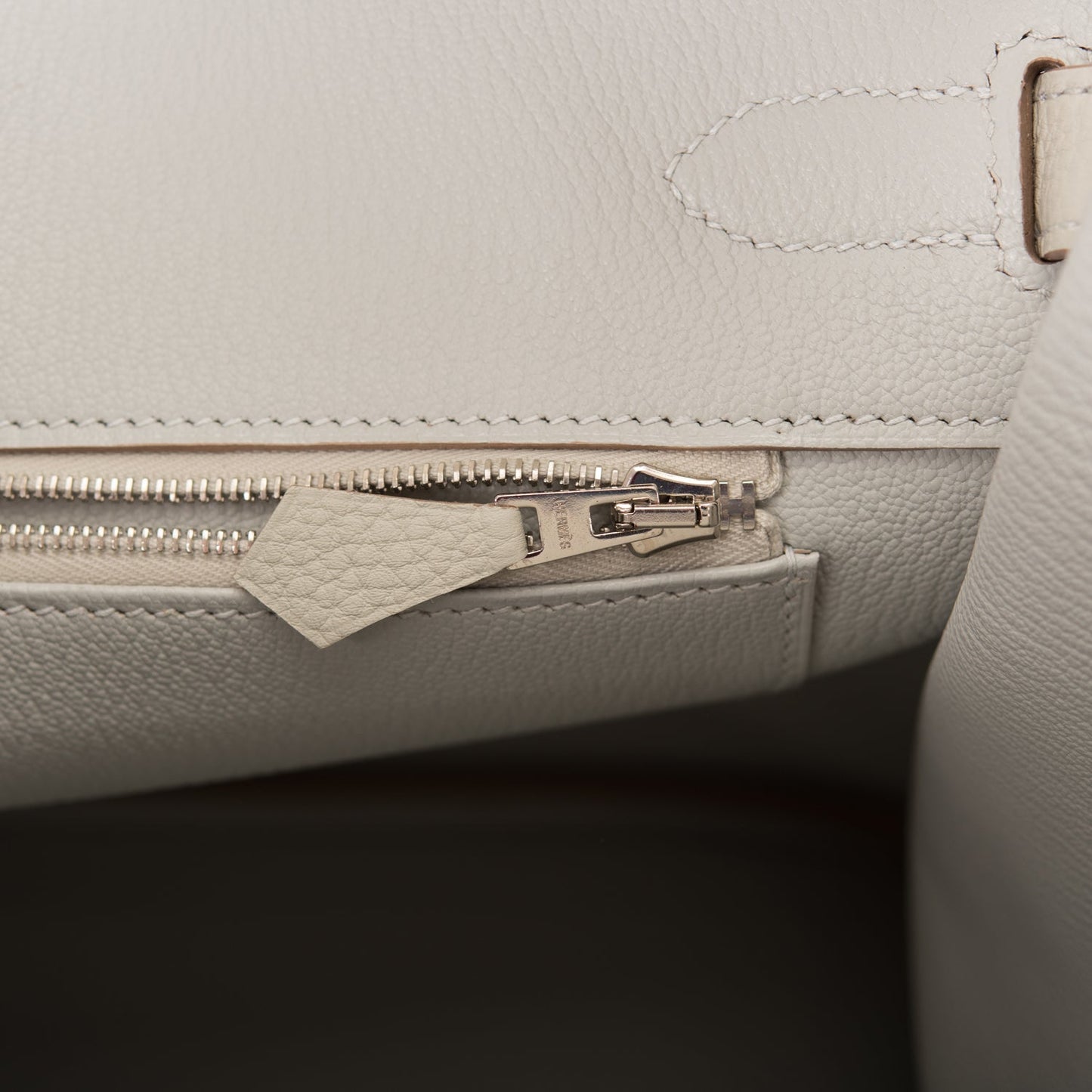 Hermes Birkin 35 Gris Perle Togo Palladium Hardware