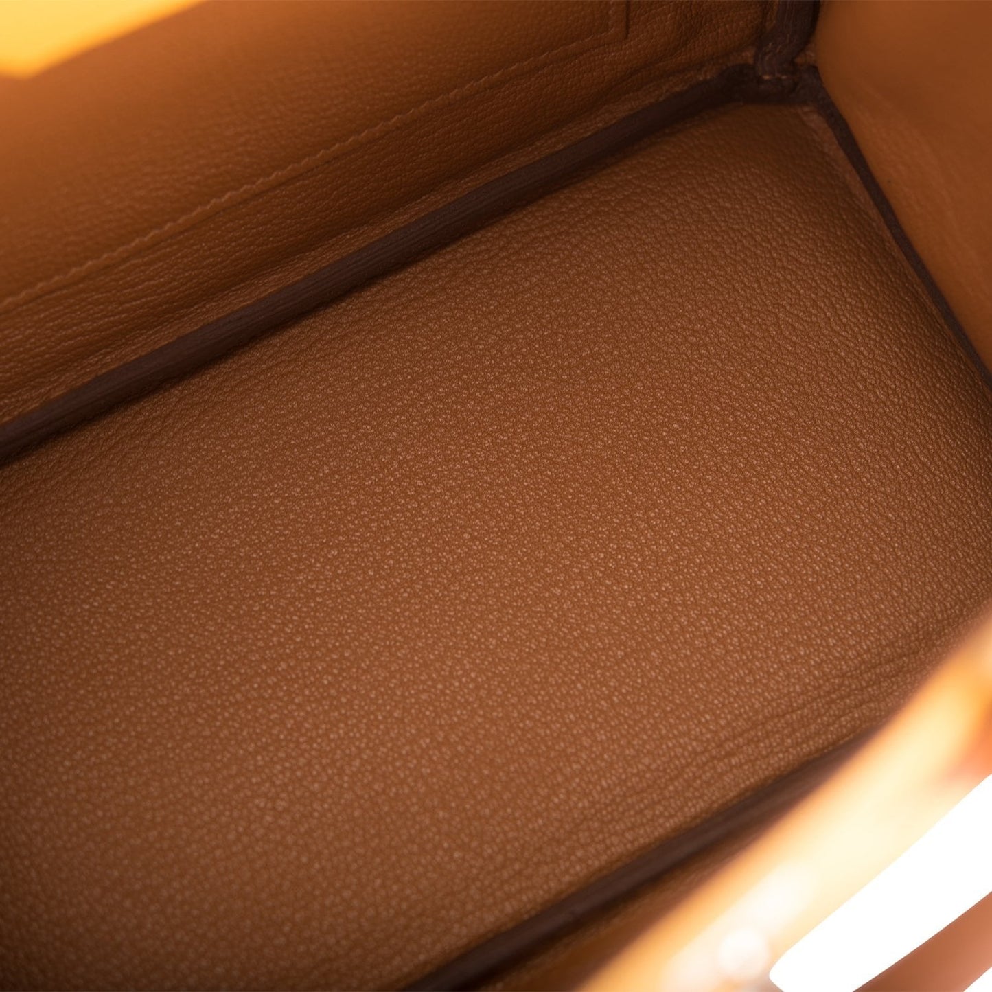 Hermes Birkin 25 Jaune Ambre Special Order with Gold Togo Permabrass Hardware