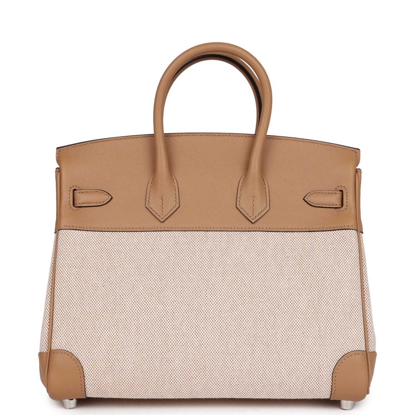 Hermes Birkin 25 Toile H Chai Swift Palladium Hardware