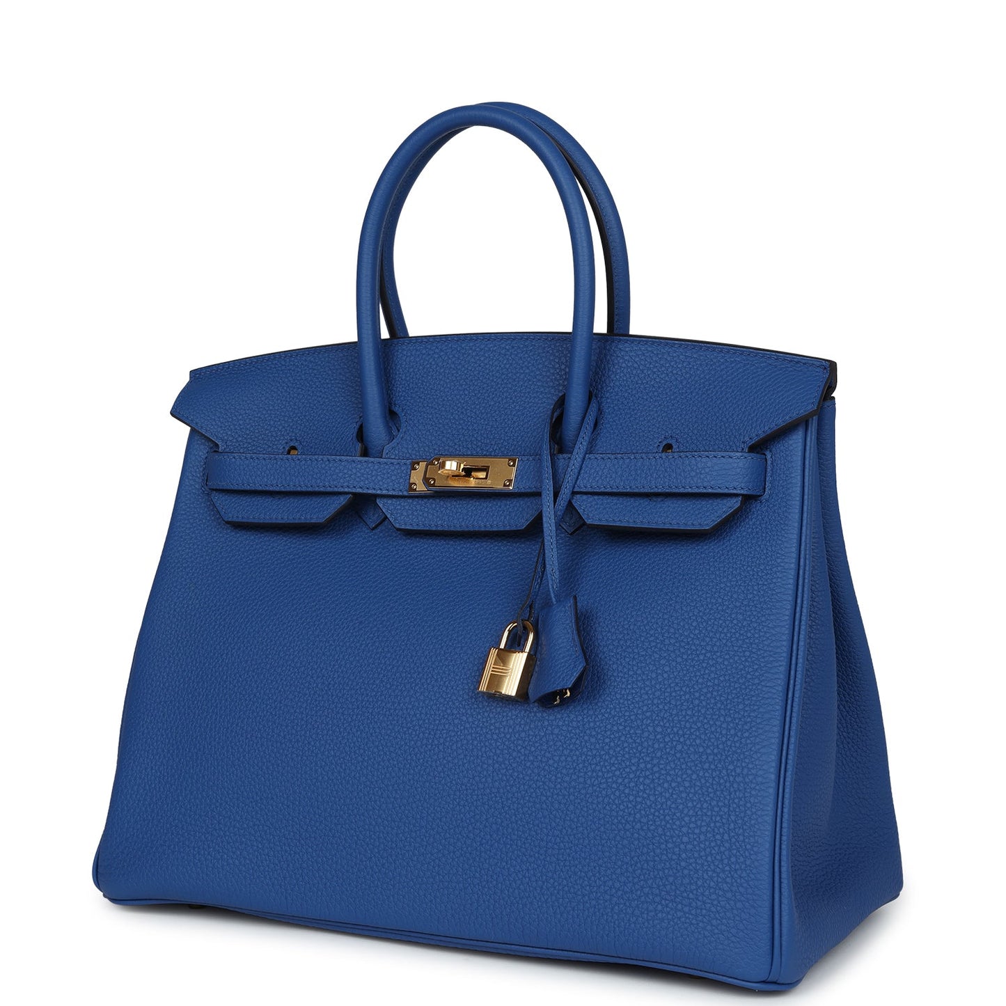 Hermes Birkin 35 Bleu Royal Togo Gold Hardware