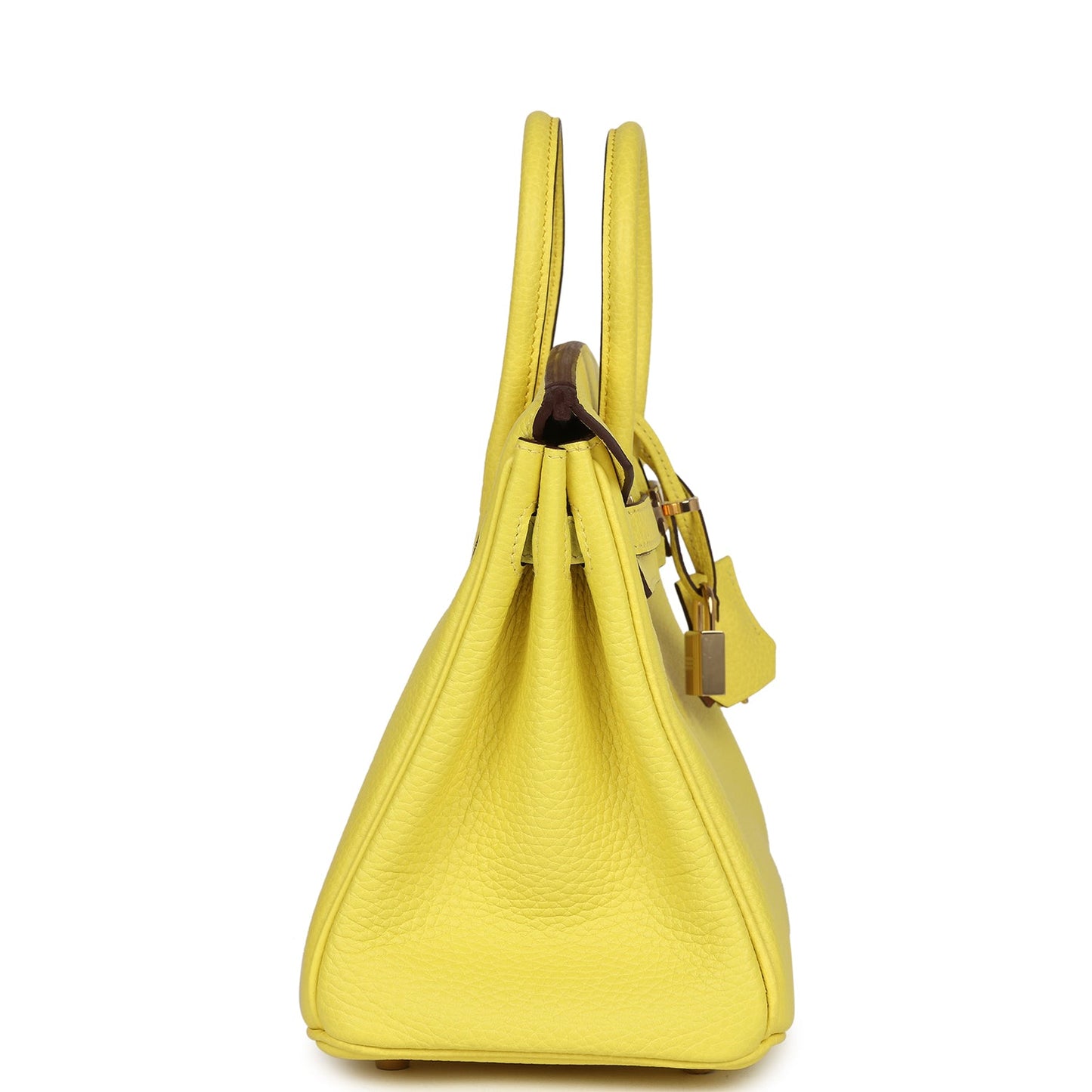 Hermes Special Order (HSS) Birkin 25 Lime Verso Clemence Rose Gold Hardware