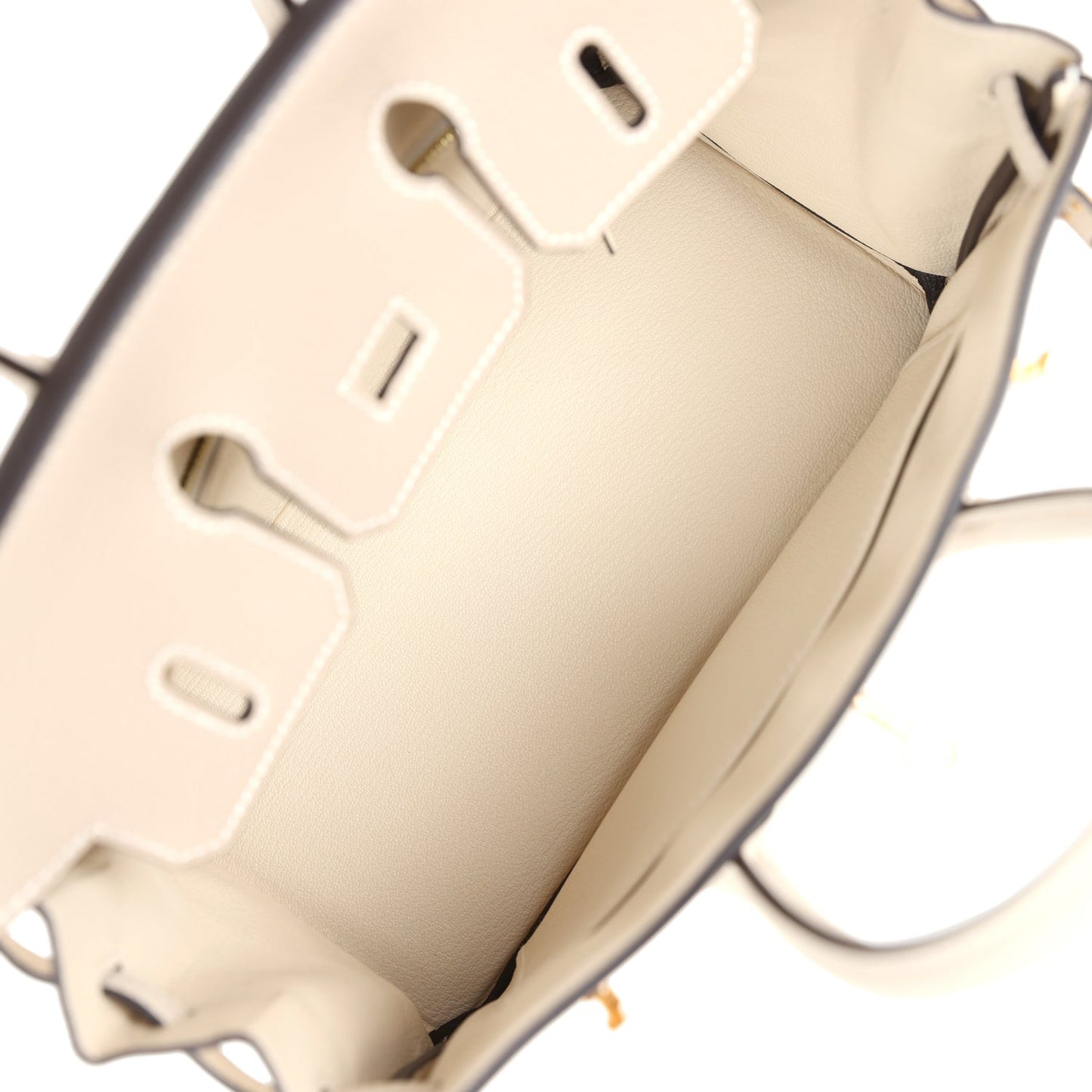 Hermes Special Order (HSS) Birkin 25 Gris Tourterelle and Craie Togo Brushed Gold Hardware