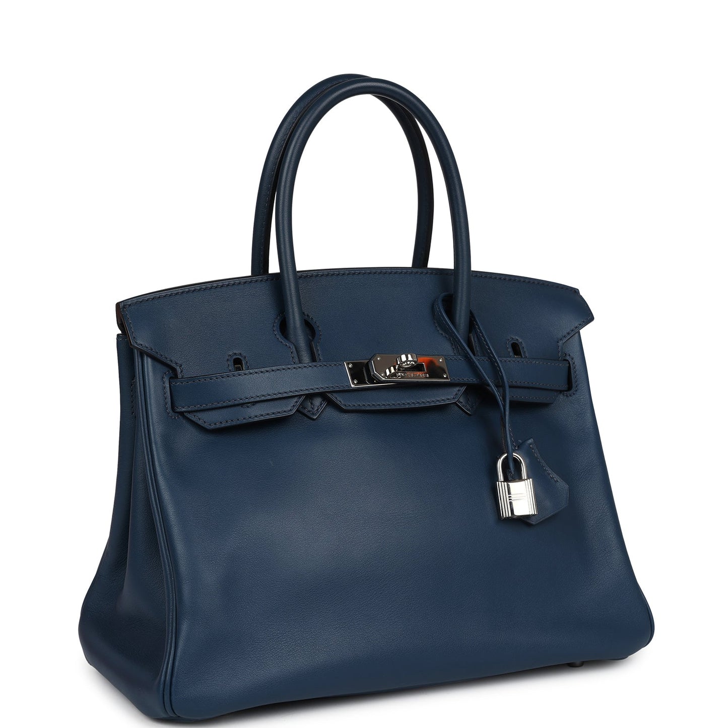 Hermes Birkin 30 Deep Bleu Swift Palladium Hardware