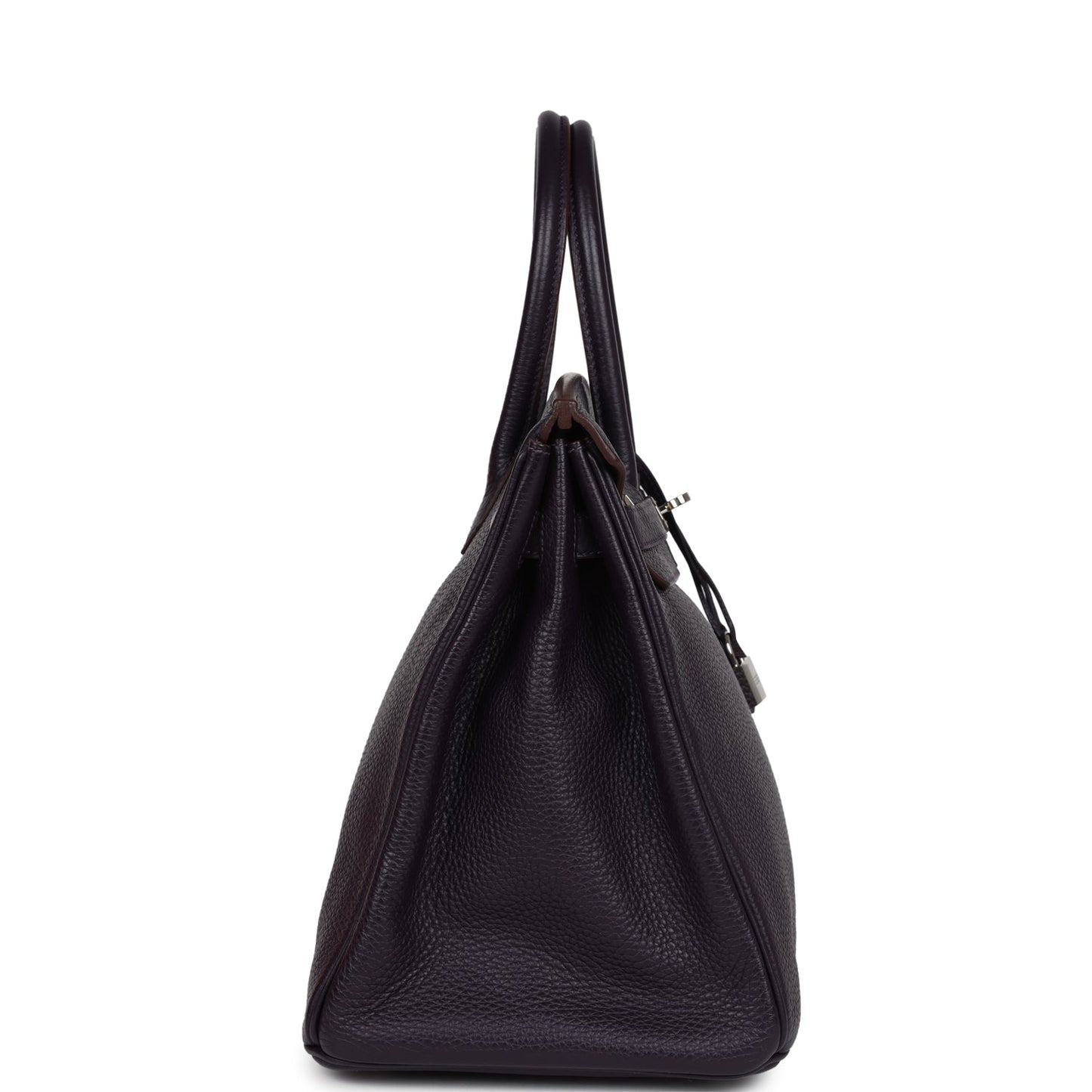 Hermes Birkin 35 Raisin Clemence Palladium Hardware