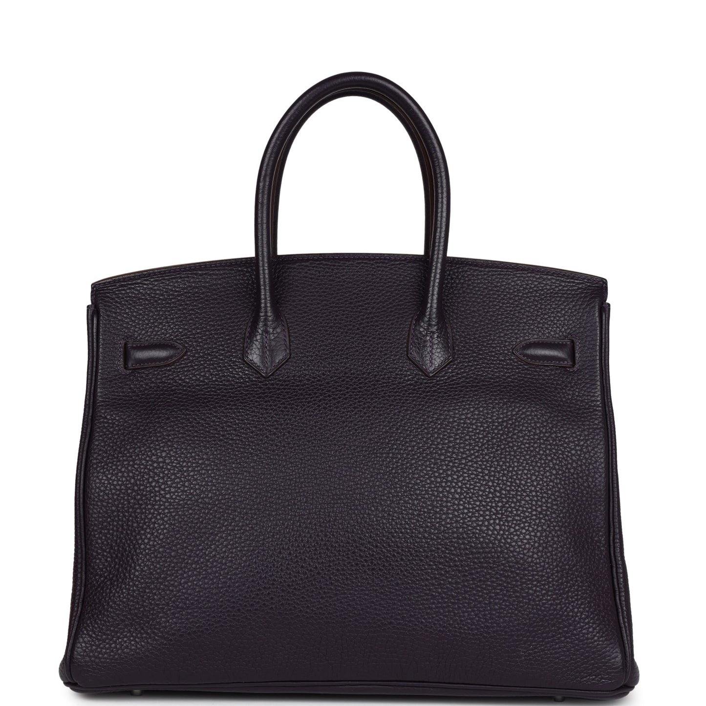 Hermes Birkin 35 Raisin Clemence Palladium Hardware