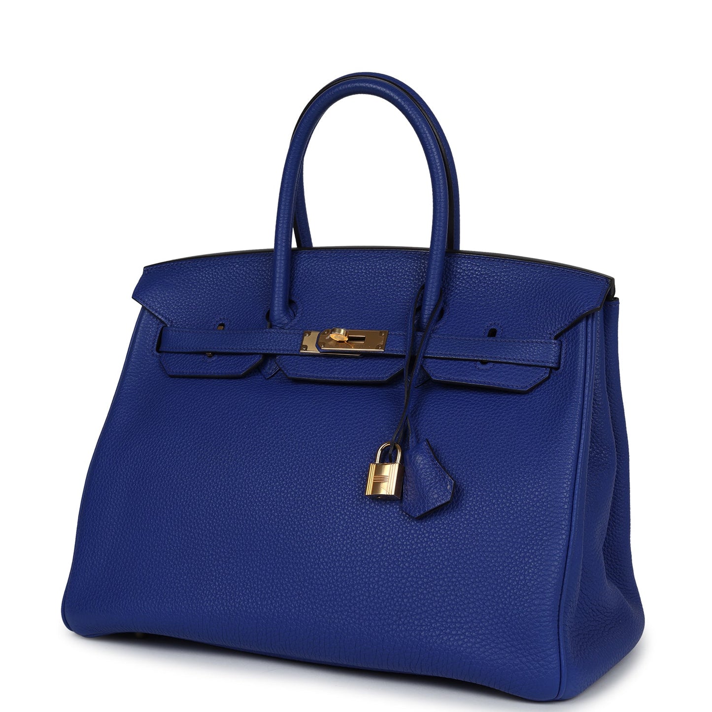 Hermes Birkin 35 Bleu Electric Togo Gold Hardware