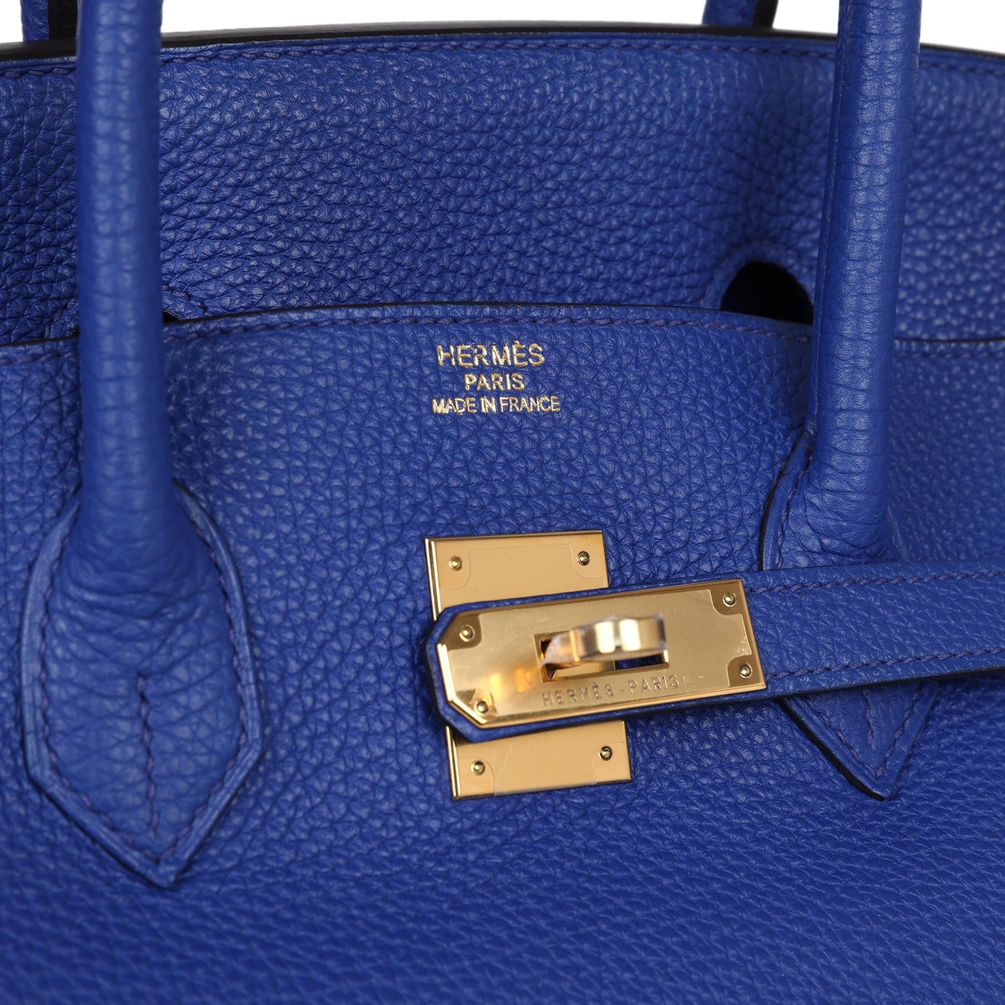 Hermes Birkin 35 Bleu Electric Togo Gold Hardware
