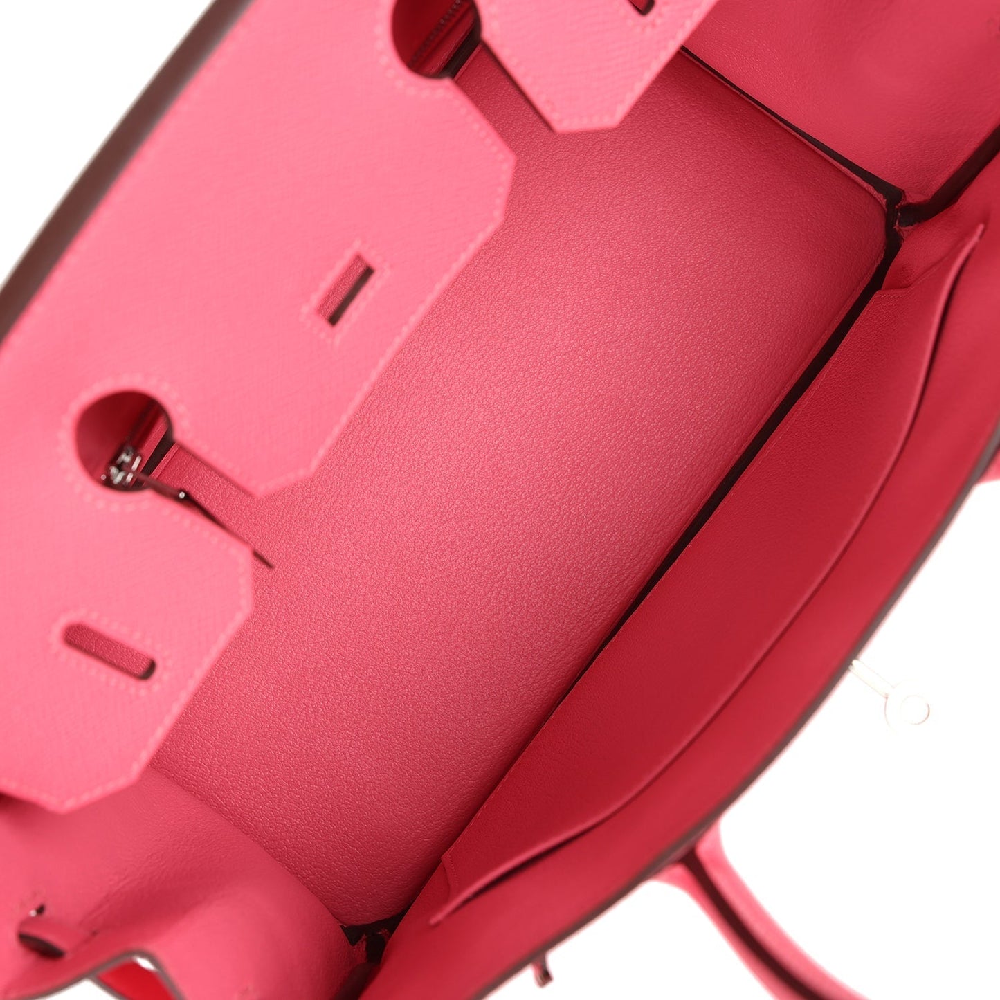 Hermes Birkin 30 Rose Azalee Epsom Palladium Hardware