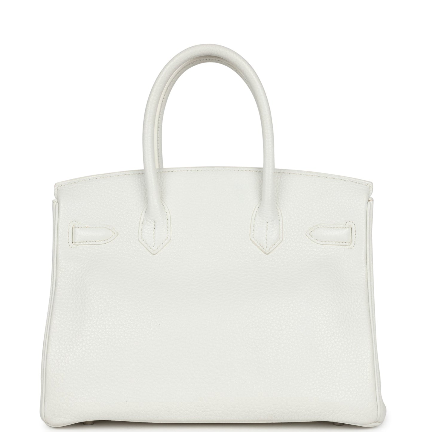 Hermes Birkin 30 White Clemence Palladium Hardware