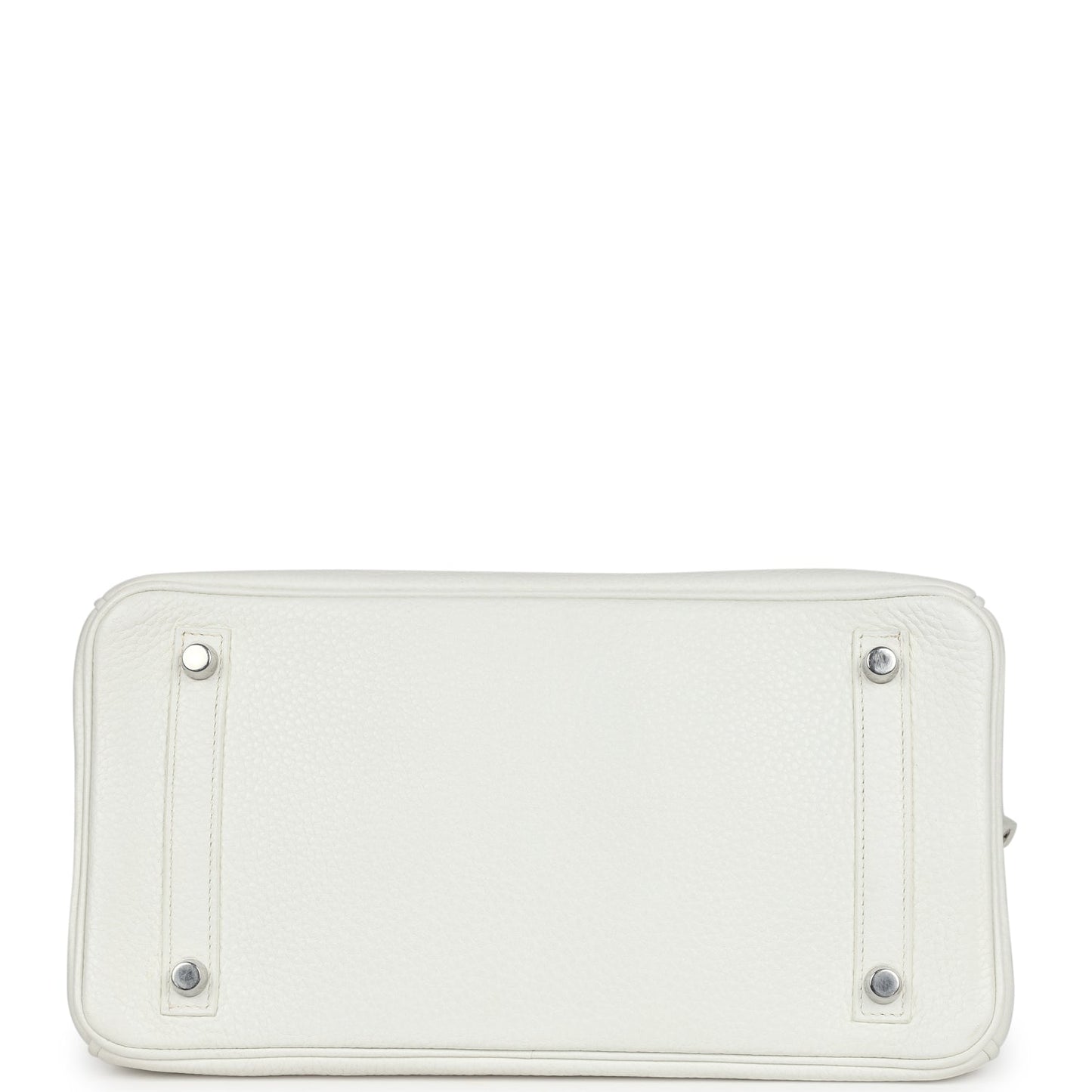 Hermes Birkin 30 White Clemence Palladium Hardware