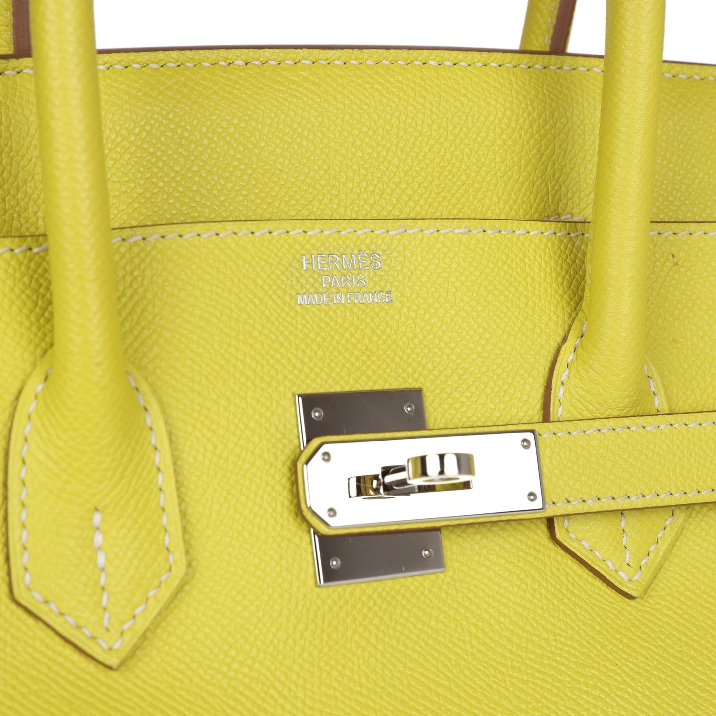 Hermes Birkin 35 Lime Candy Epsom Palladium Hardware