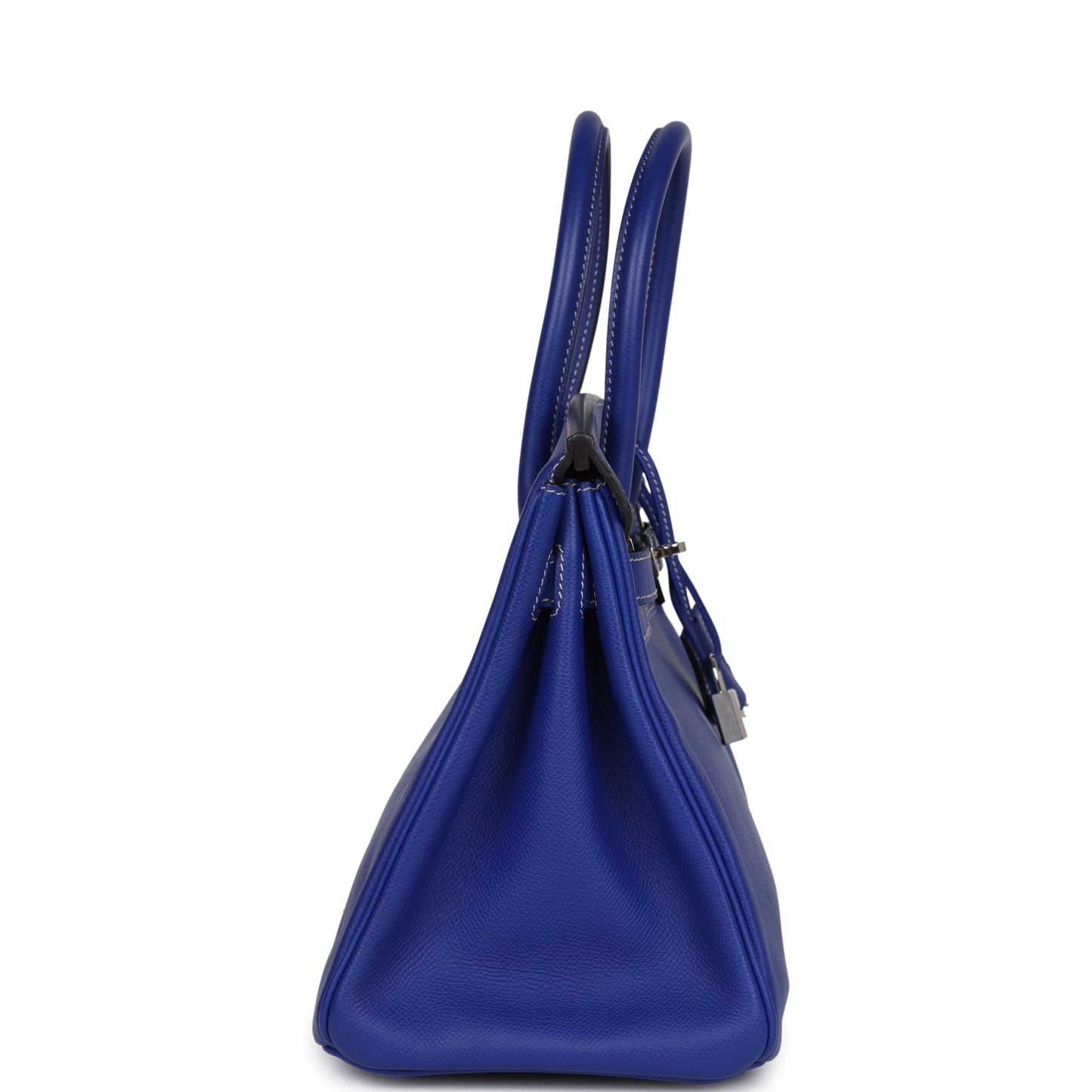 Hermes Birkin 30 Bleu Electric Candy Epsom Palladium Hardware