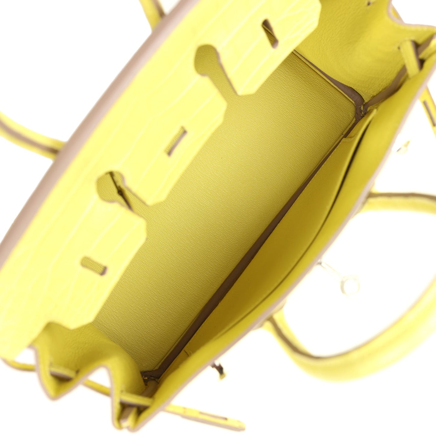 Hermes Birkin 25 Lime Matte Alligator Palladium Hardware