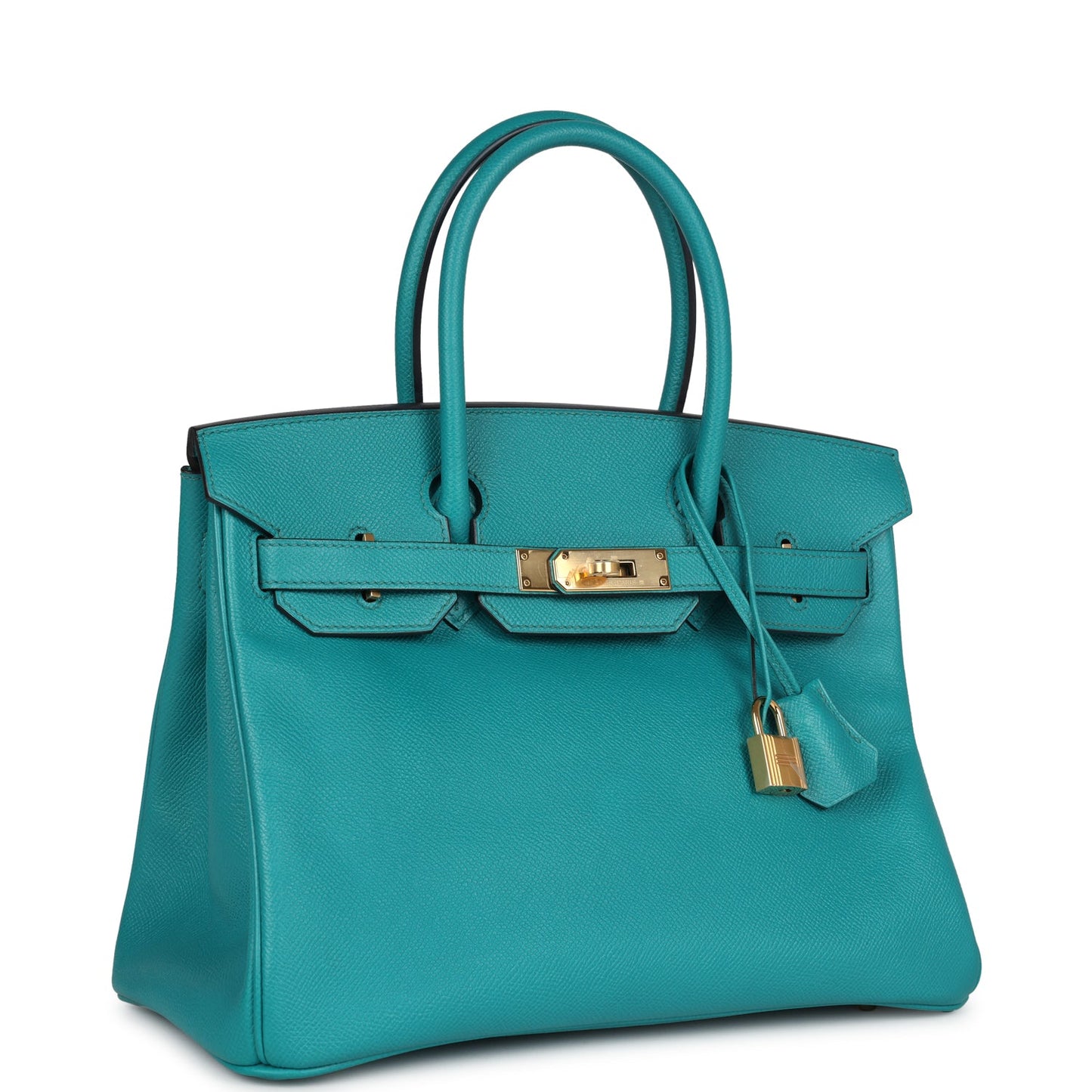 Hermes Special Order (HSS) Birkin 30 Bleu Paon Epsom Gold Hardware