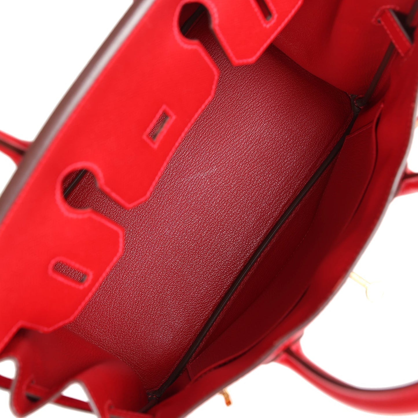 Hermes Birkin 30 Rouge Casaque Epsom Gold Hardware