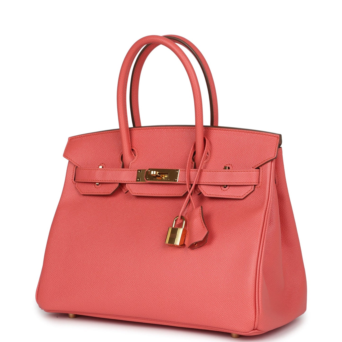 Hermes Birkin 30 Flamingo Epsom Gold Hardware