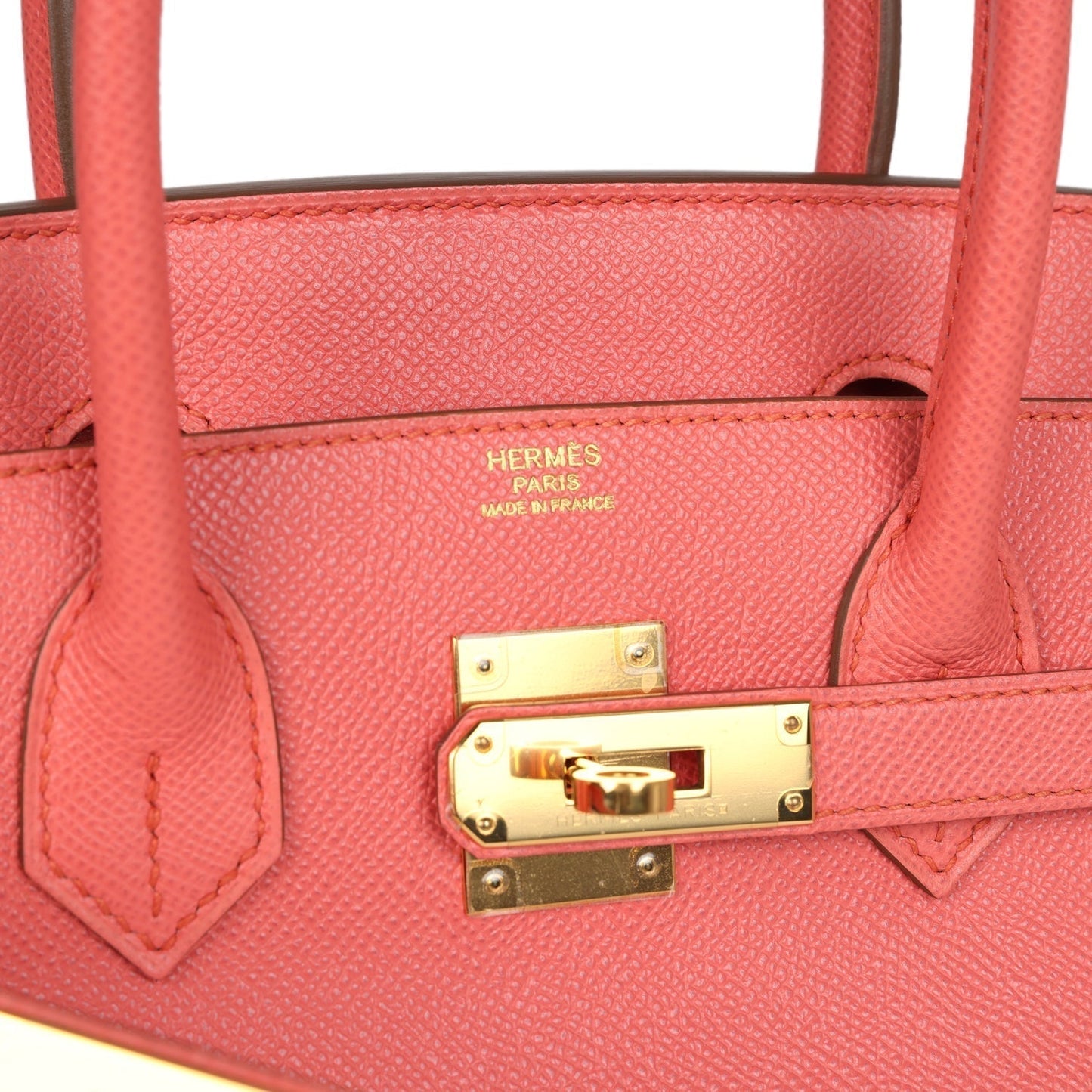 Hermes Birkin 30 Flamingo Epsom Gold Hardware
