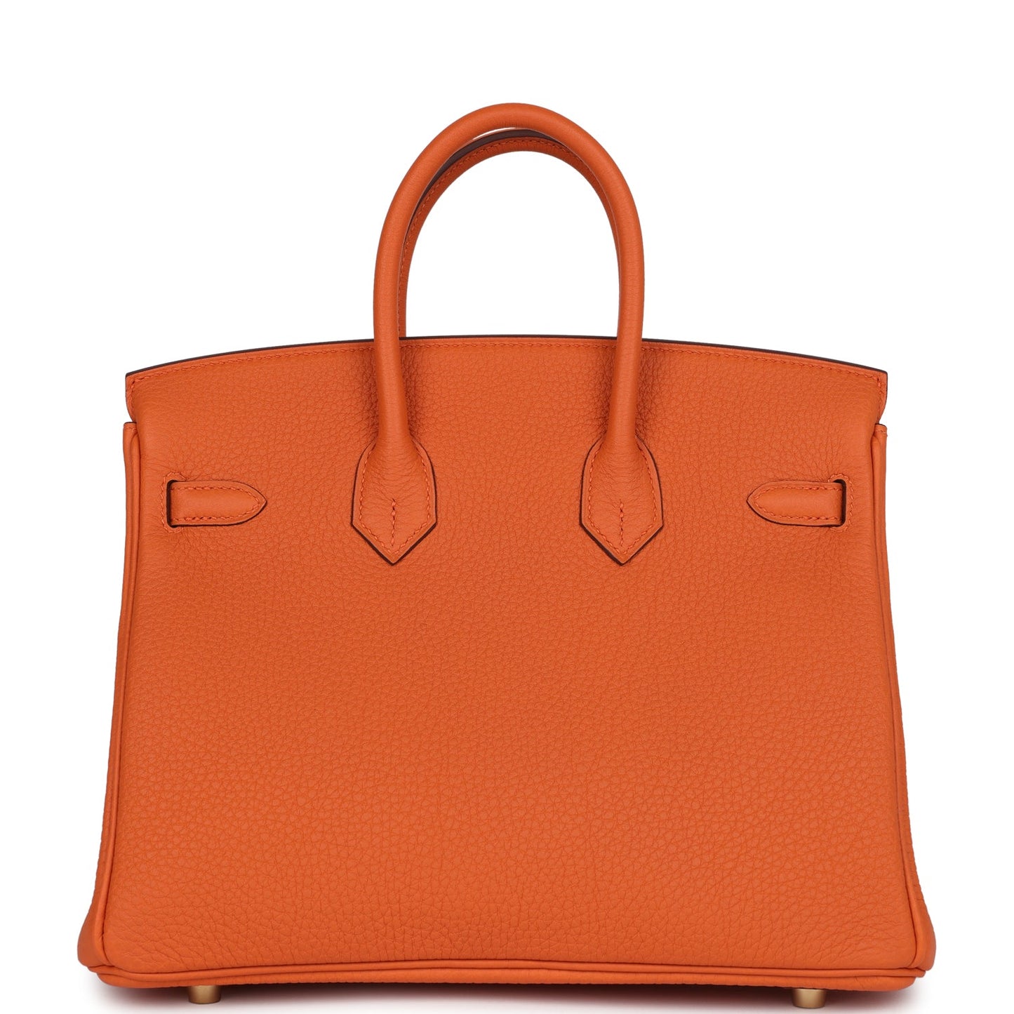 Hermes Birkin 25 Orange Togo Gold Hardware - Hermes Birkin 25 Orange