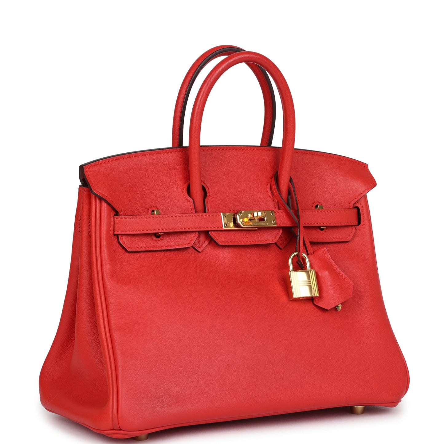 Hermes Birkin 25 Rouge Tomate Swift Gold Hardware
