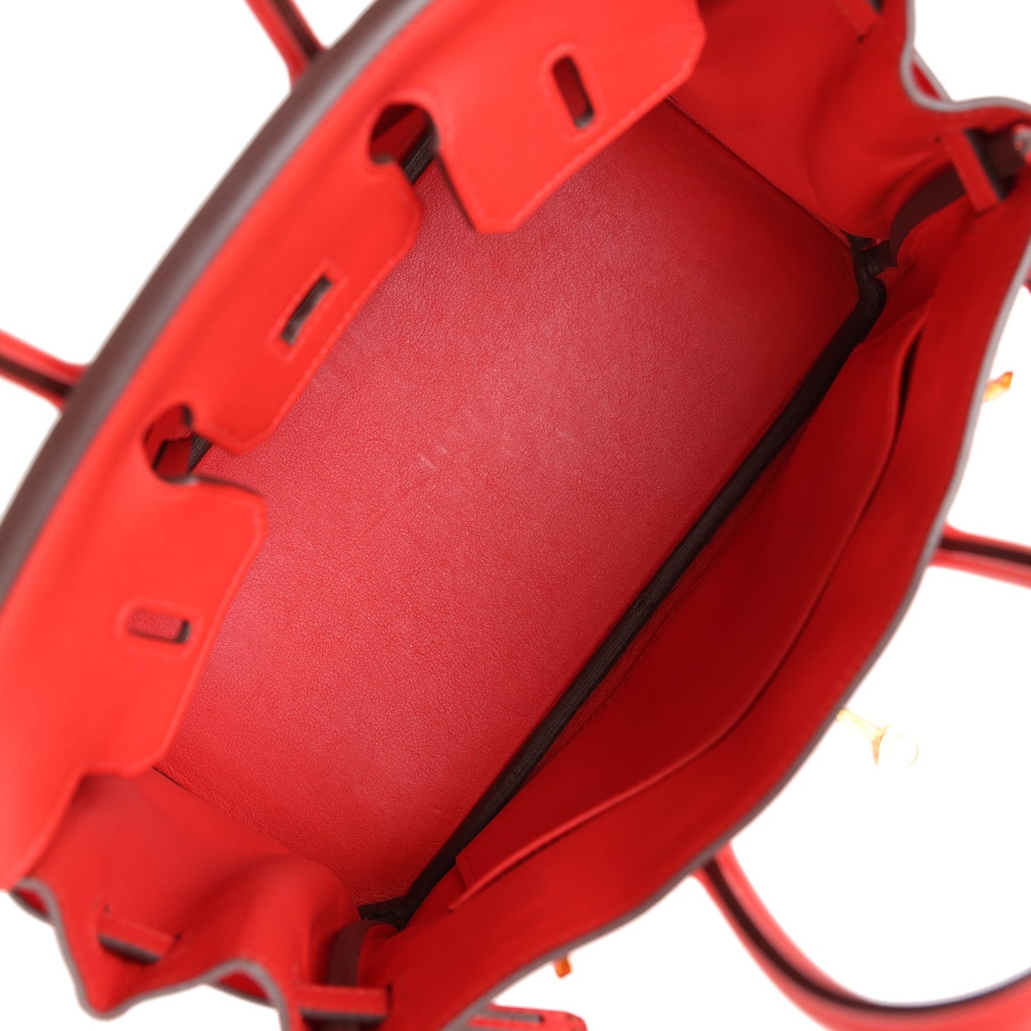 Hermes Birkin 25 Rouge Tomate Swift Gold Hardware