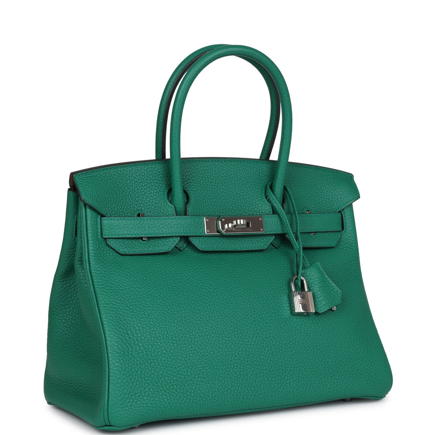 Hermes Birkin 30 Vert Vertigo Verso Clemence Palladium Hardware