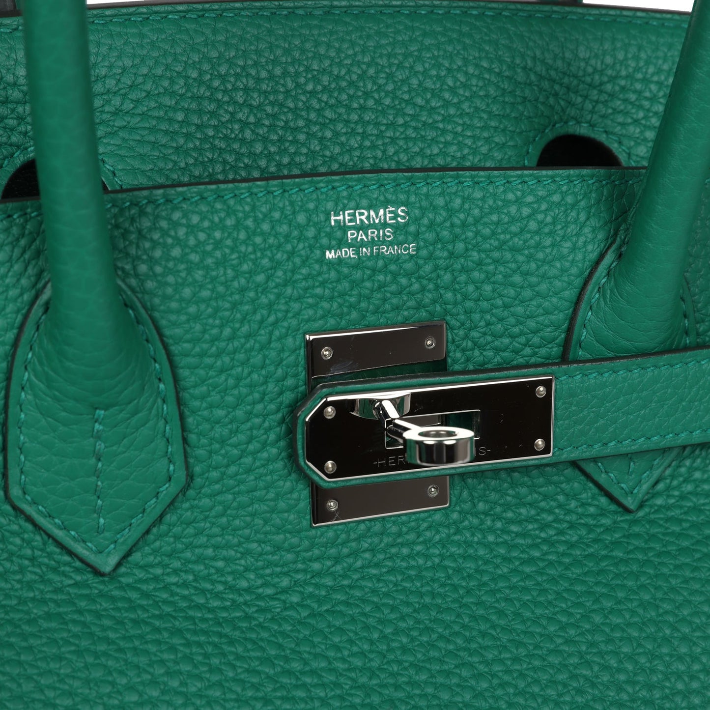 Hermes Birkin 30 Vert Vertigo Verso Clemence Palladium Hardware