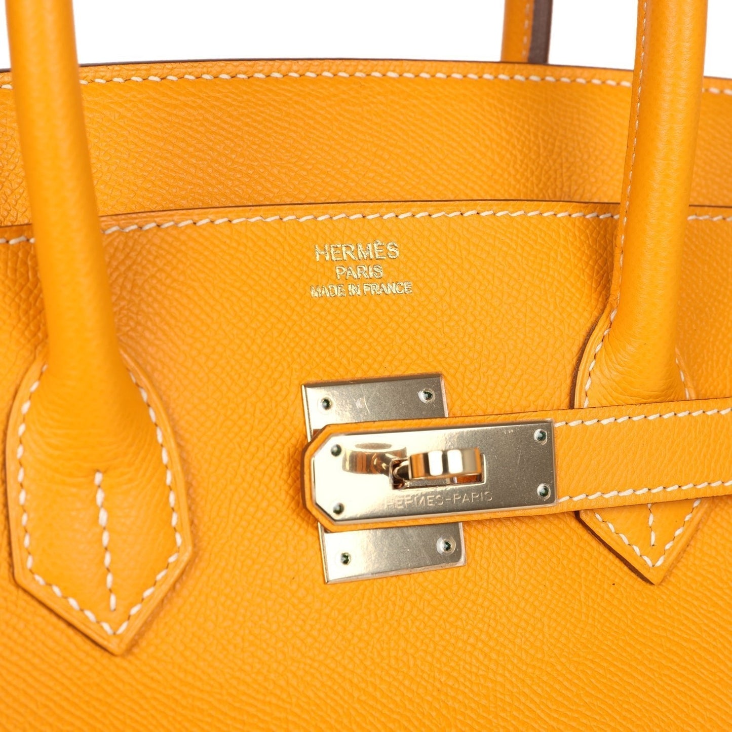 Hermes Birkin 35 Jaune D'or Candy Epsom Permabrass Hardware