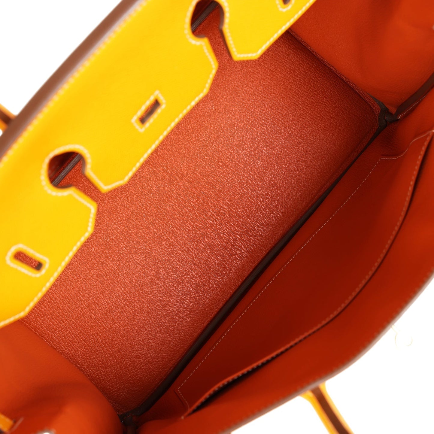 Hermes Birkin 35 Jaune D'or Candy Epsom Permabrass Hardware