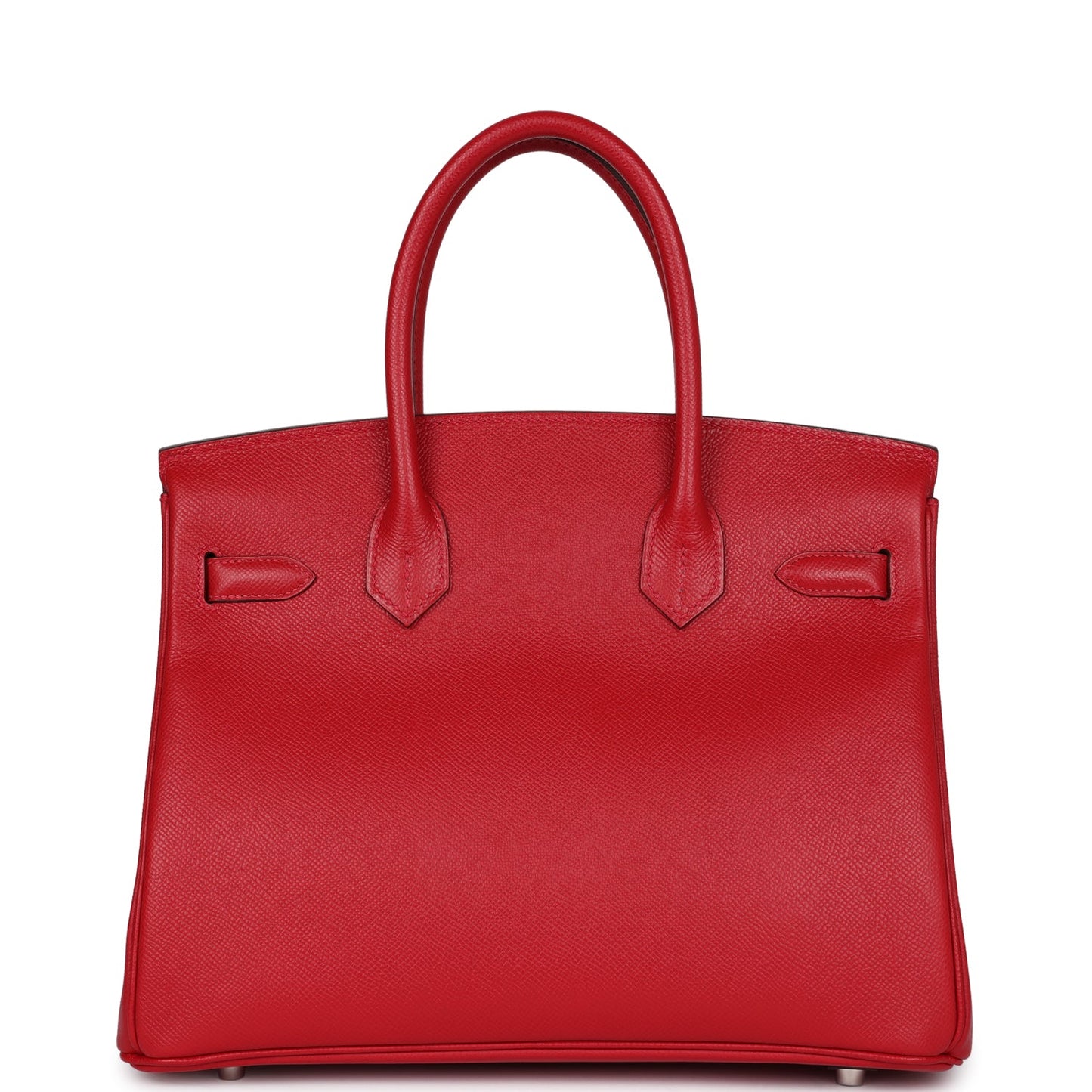 Hermes Birkin 30 Rouge Casaque Epsom Palladium Hardware