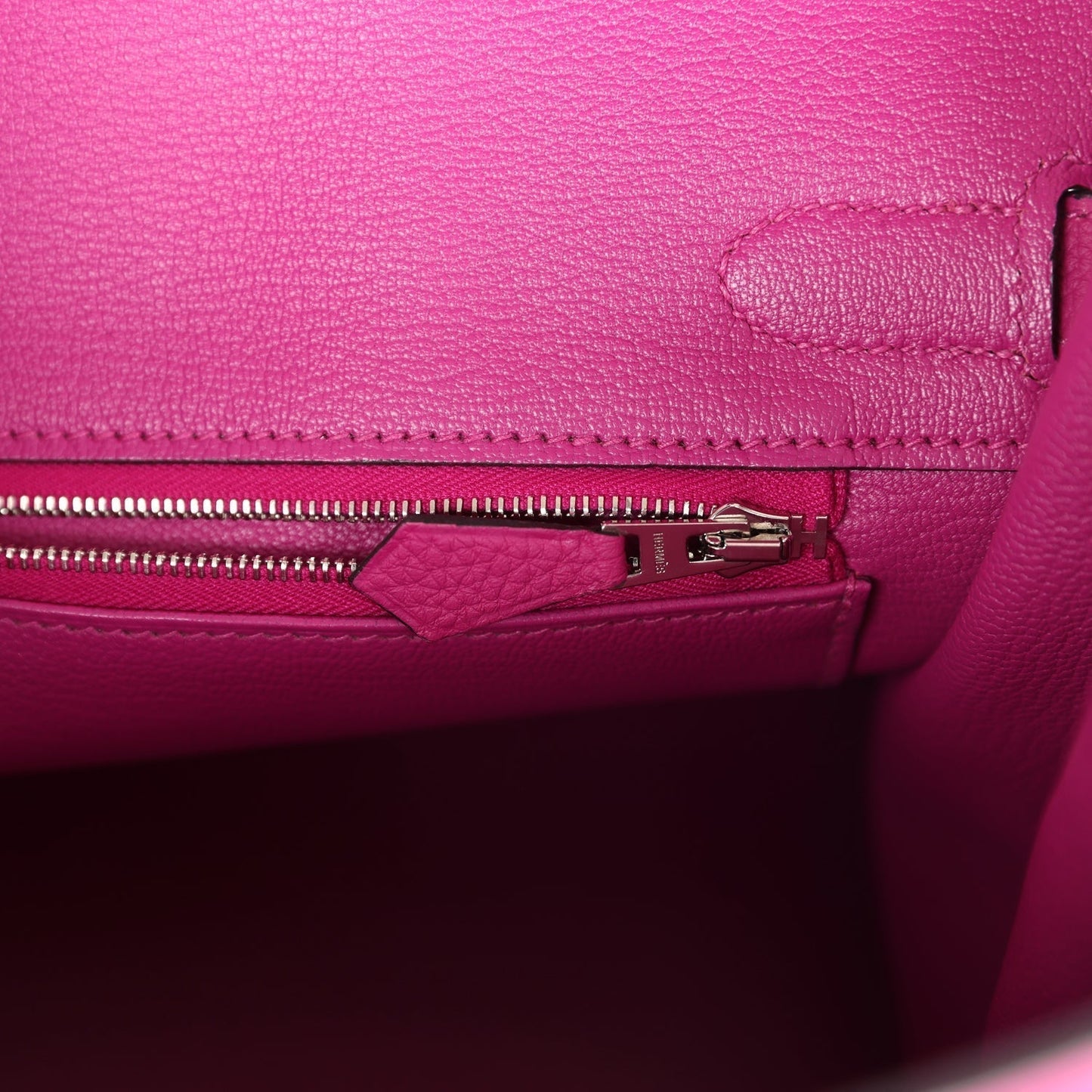 Hermes Birkin 30 Rose Pourpre Togo Palladium Hardware