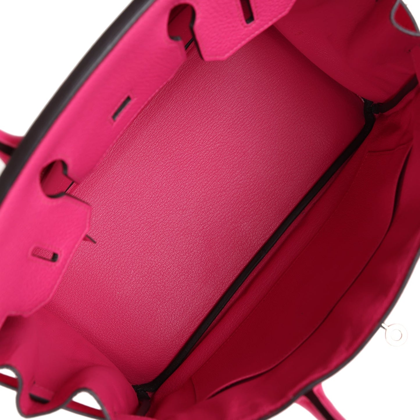 Hermes Birkin 30 Rose Shocking Clemence Palladium Hardware