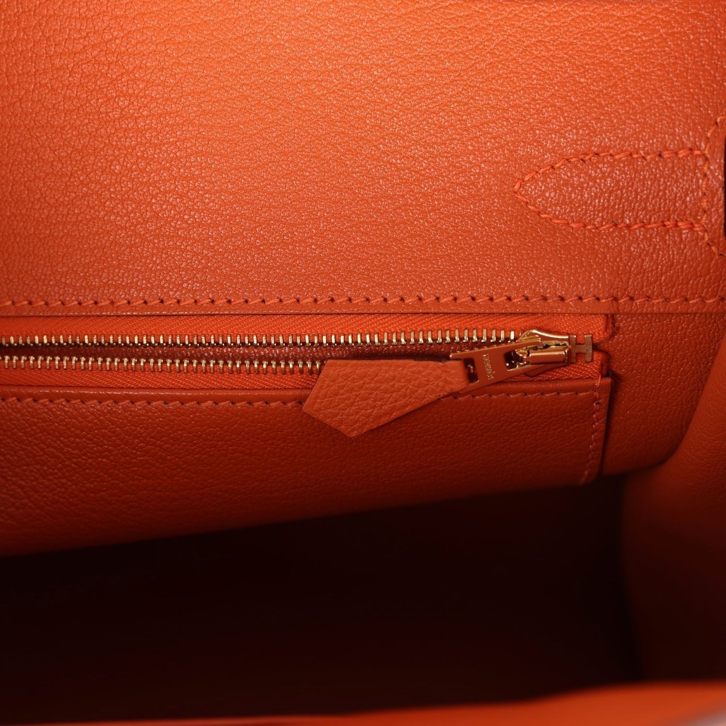 Hermes Birkin 30 Orange Togo Gold Hardware