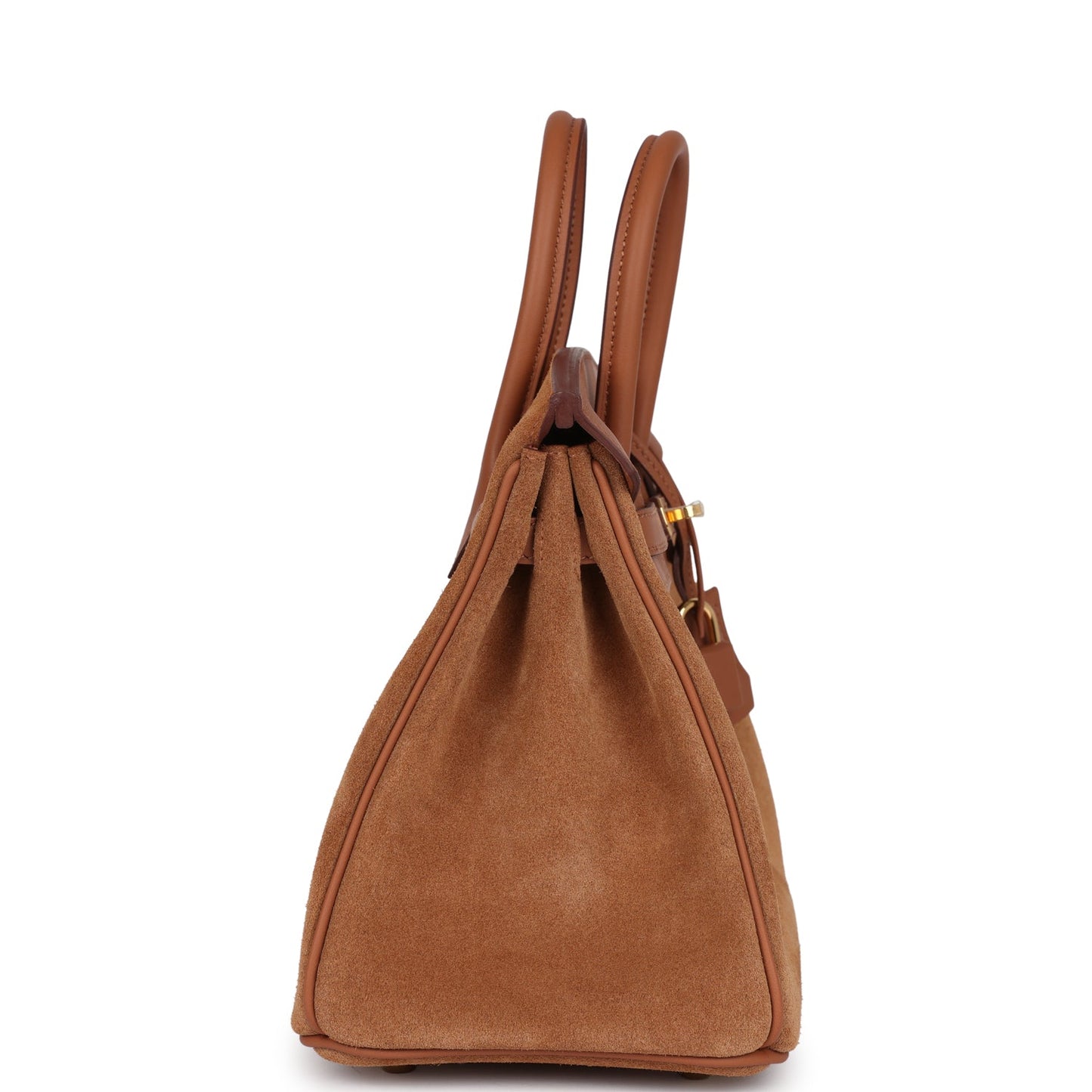 Hermes Birkin 25 Chamois Grizzly and Gold Swift Gold Hardware