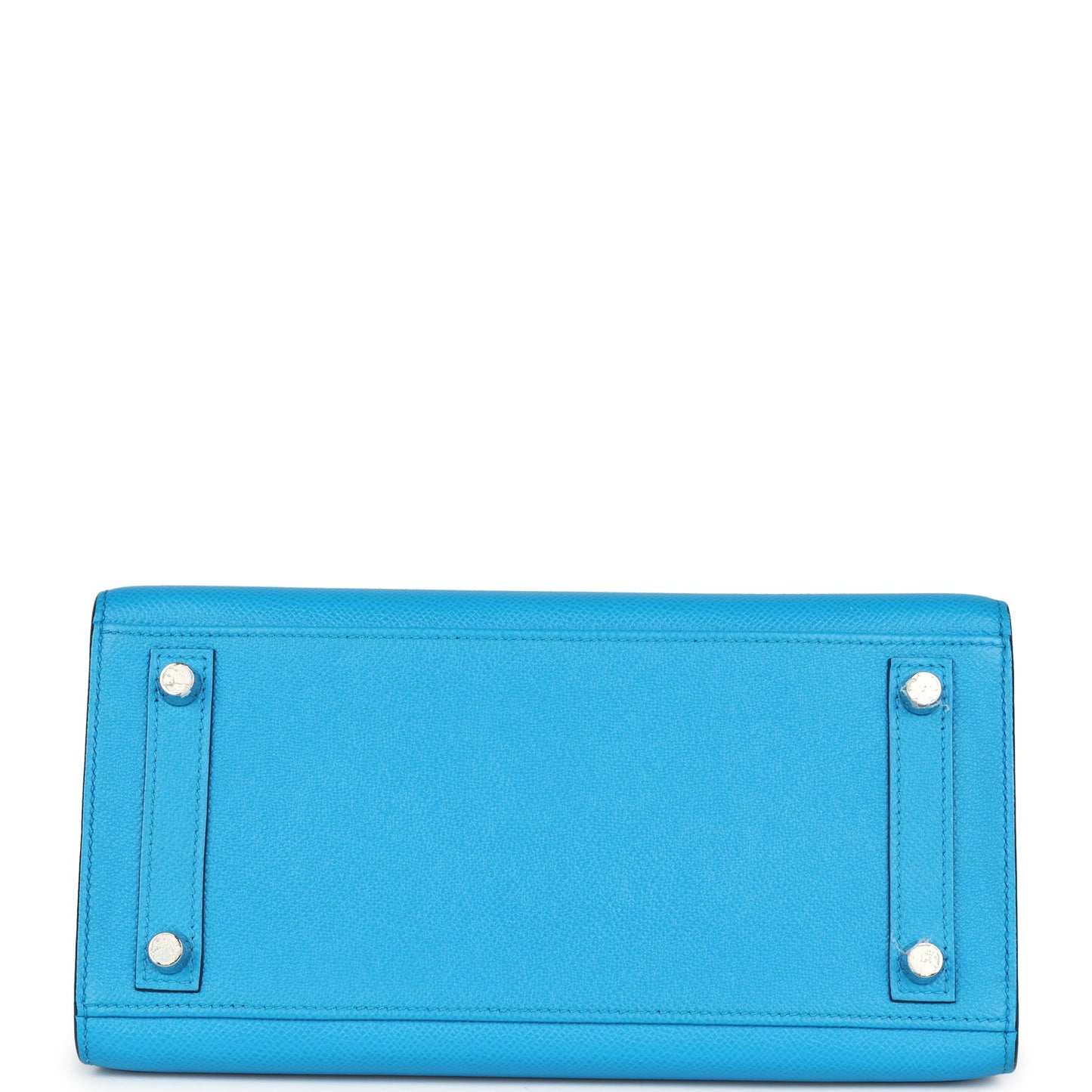 Hermes Birkin Sellier 25 Bleu Frida Epsom Palladium Hardware