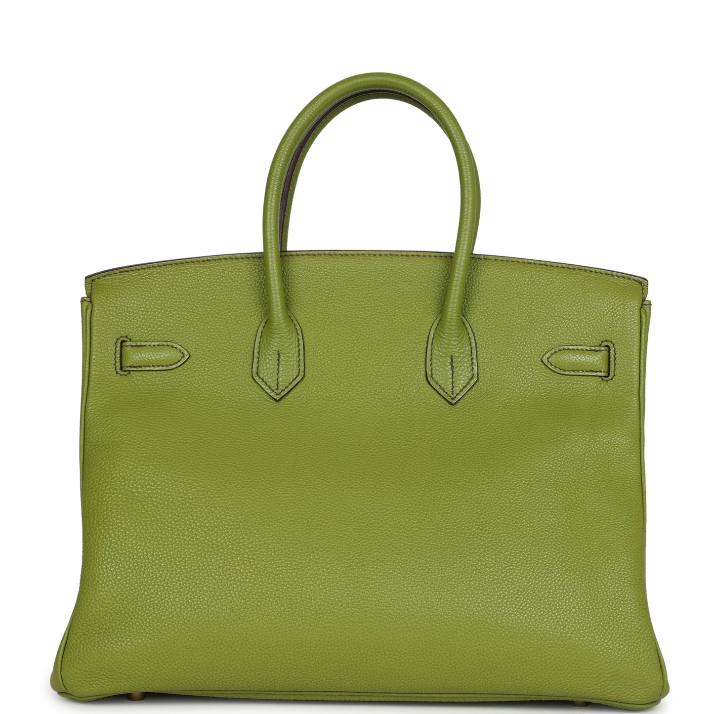 Hermes Birkin 35 Vert Anis Verso Togo Gold Hardware