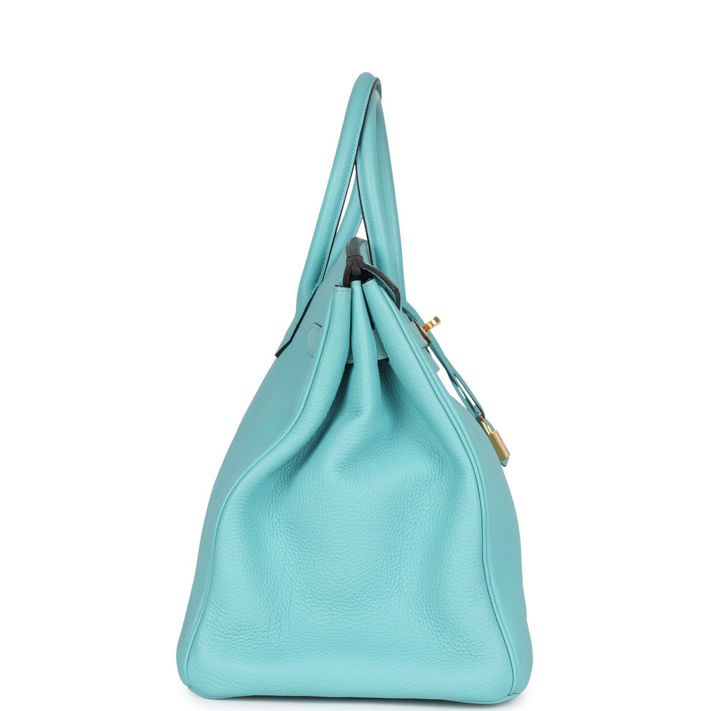 Hermes Birkin 35 Bleu Atoll Togo Gold Hardware