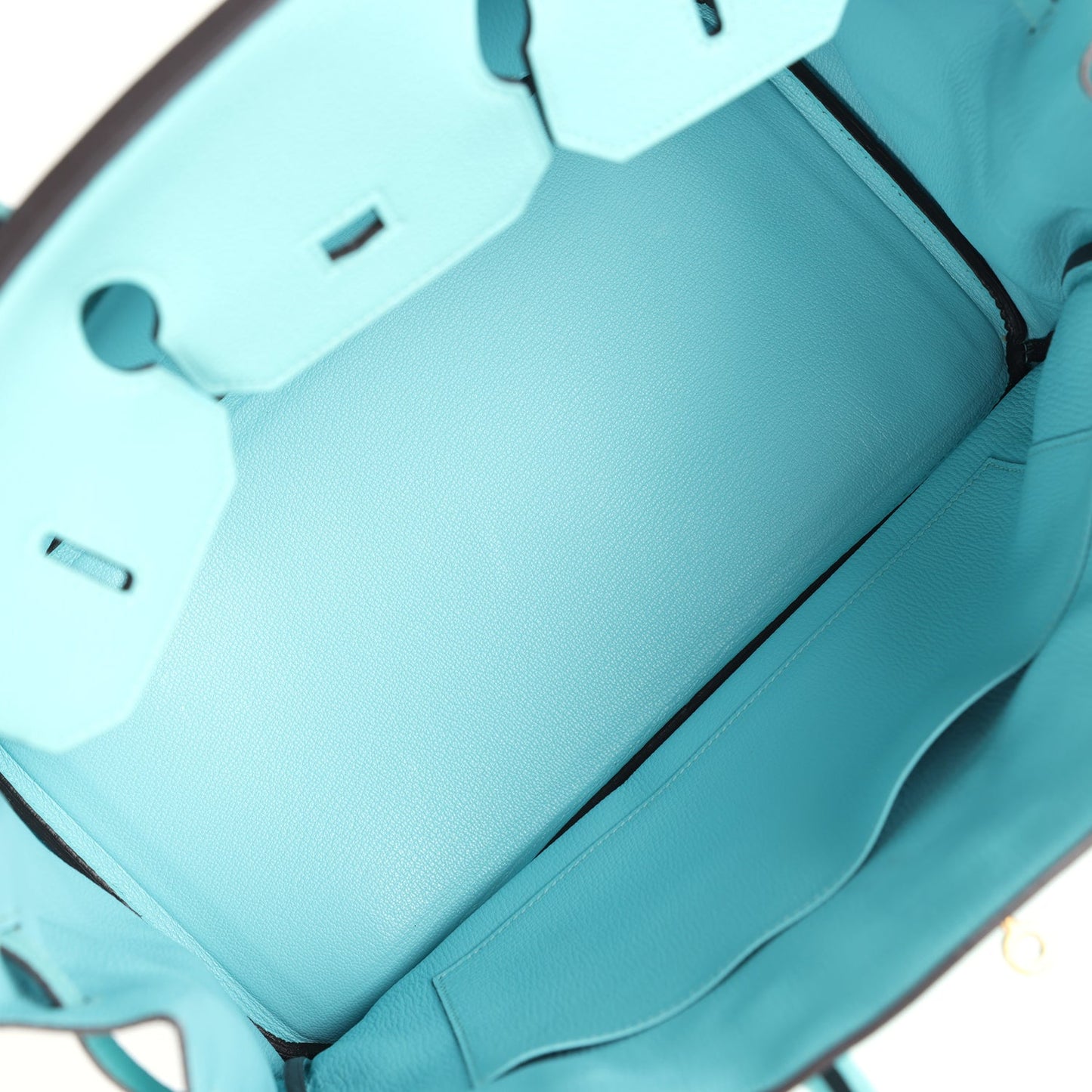 Hermes Birkin 35 Bleu Atoll Togo Gold Hardware