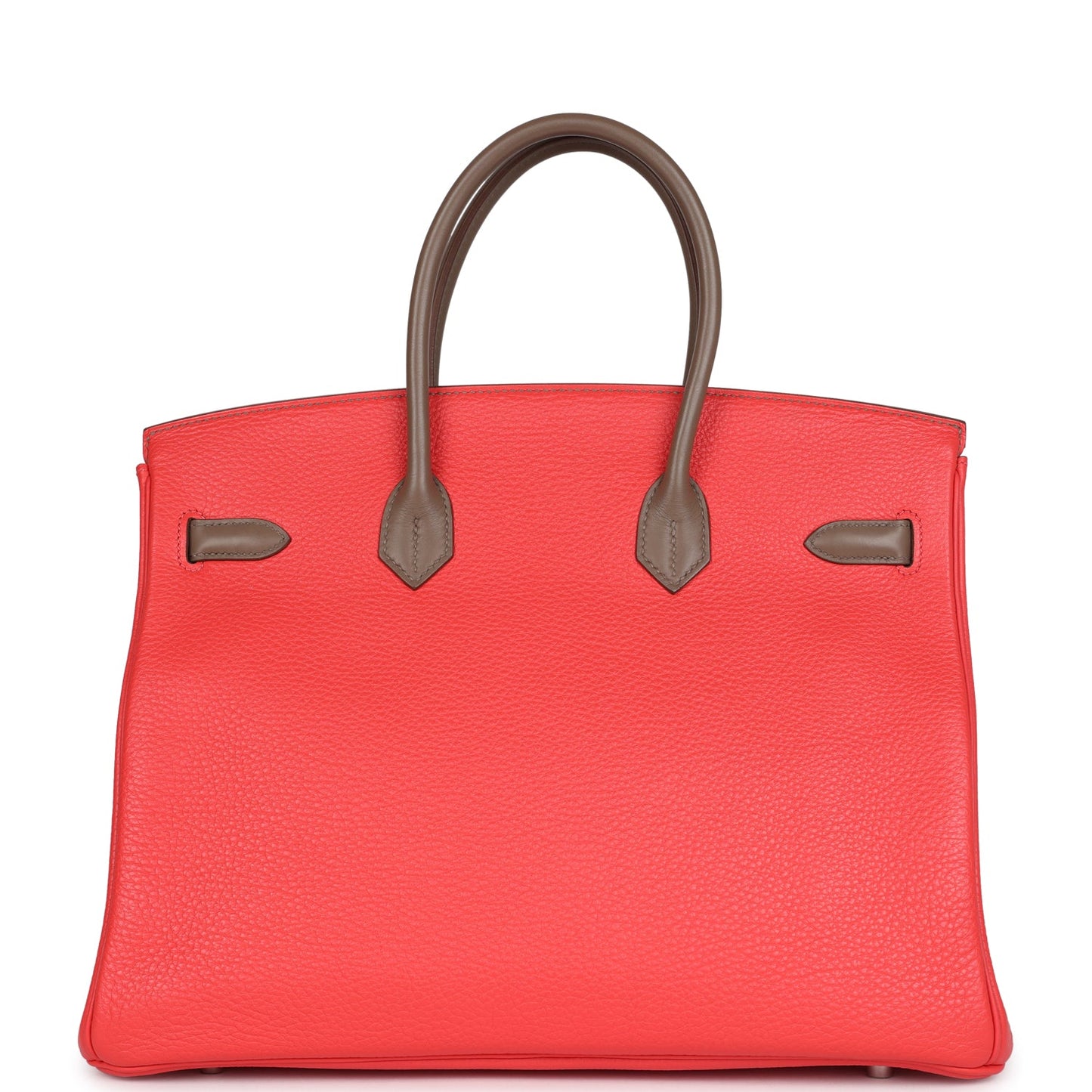 Hermes Birkin 30 Cascade Rose Jaipur, Etoupe and Argile Swift and Clemence Brushed Palladium Hardware
