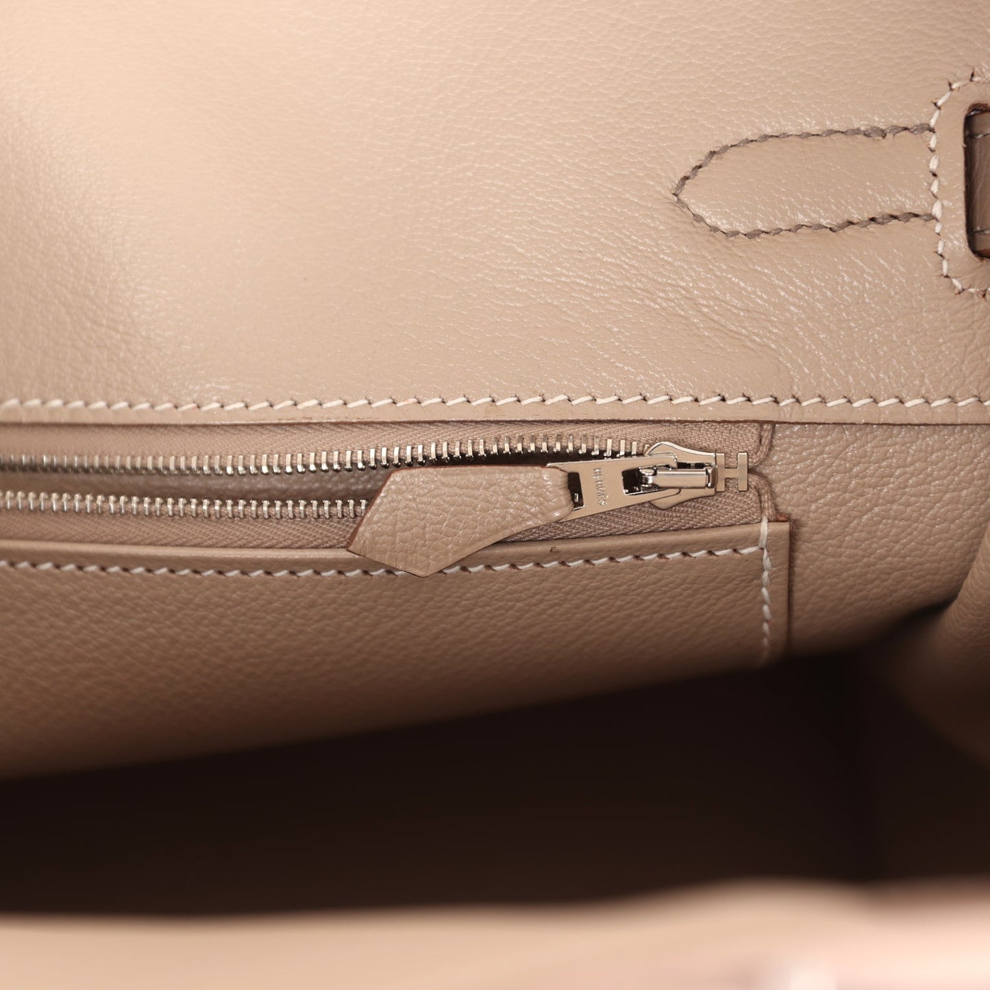 Hermes Birkin 30 Cascade Rose Jaipur, Etoupe and Argile Swift and Clemence Brushed Palladium Hardware