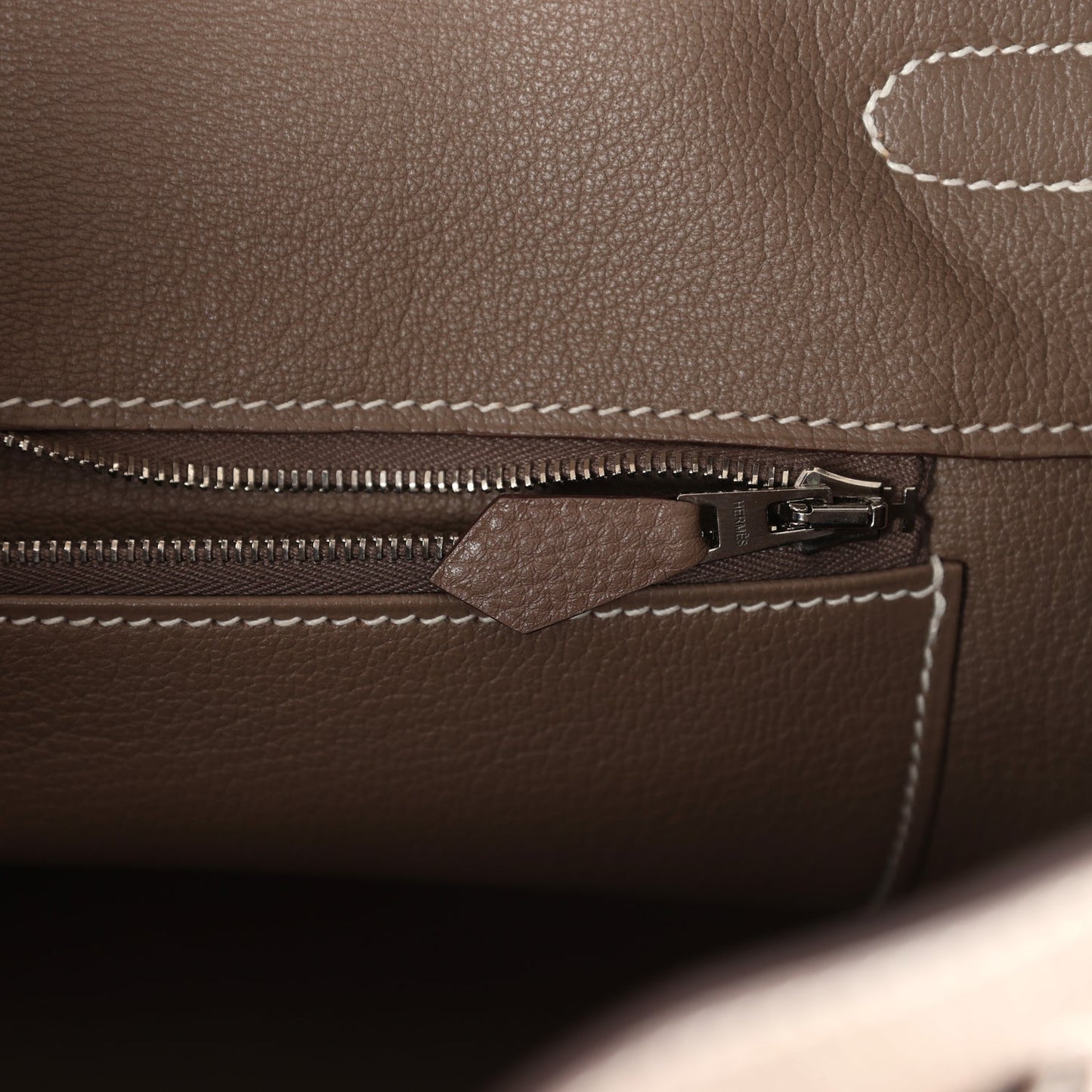 Hermes Birkin 35 Etoupe Togo Palladium Hardware