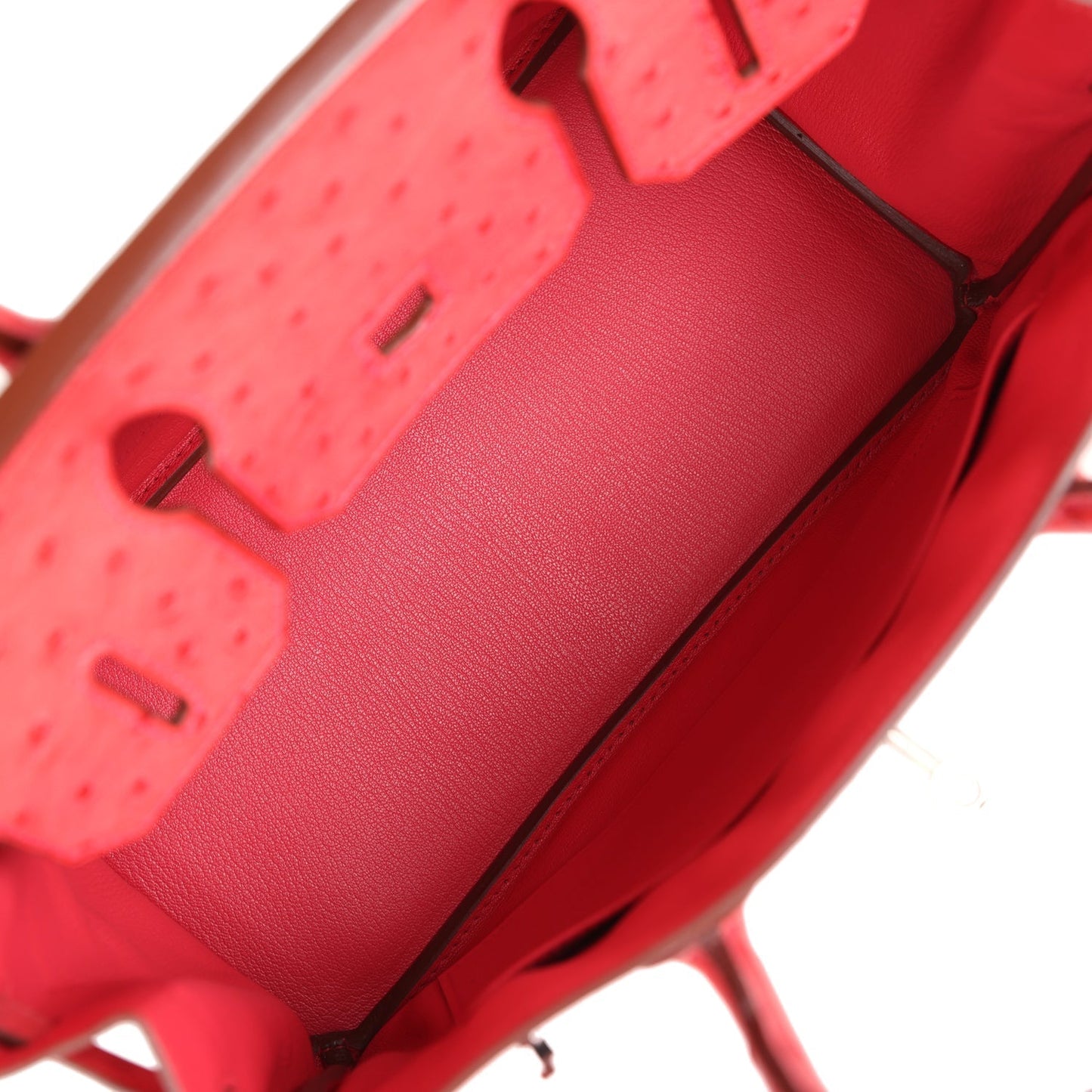 Hermes Birkin 30 Bougainvillea Ostrich Palladium Hardware