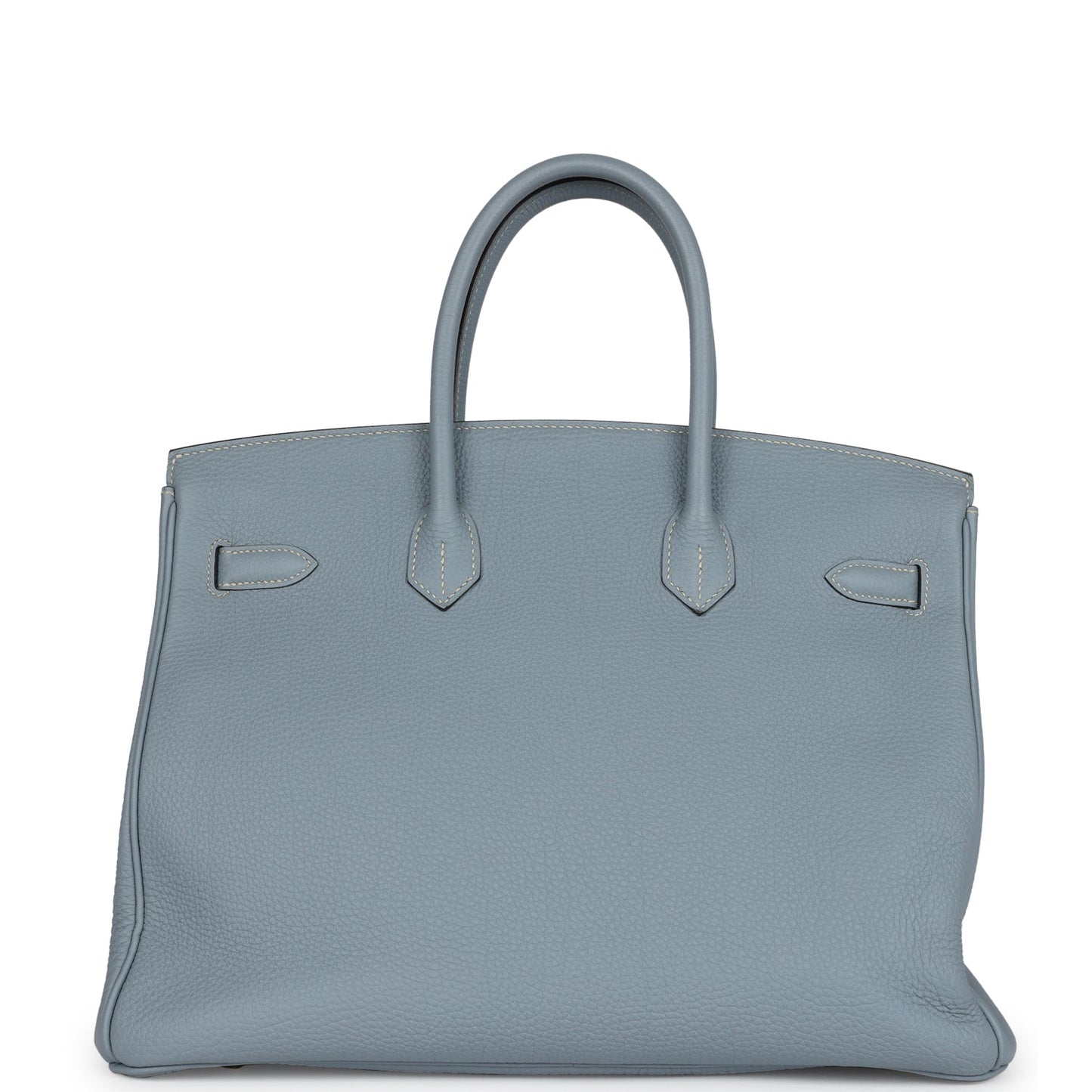 Hermes Birkin 35 Bleu Lin Togo Gold Hardware