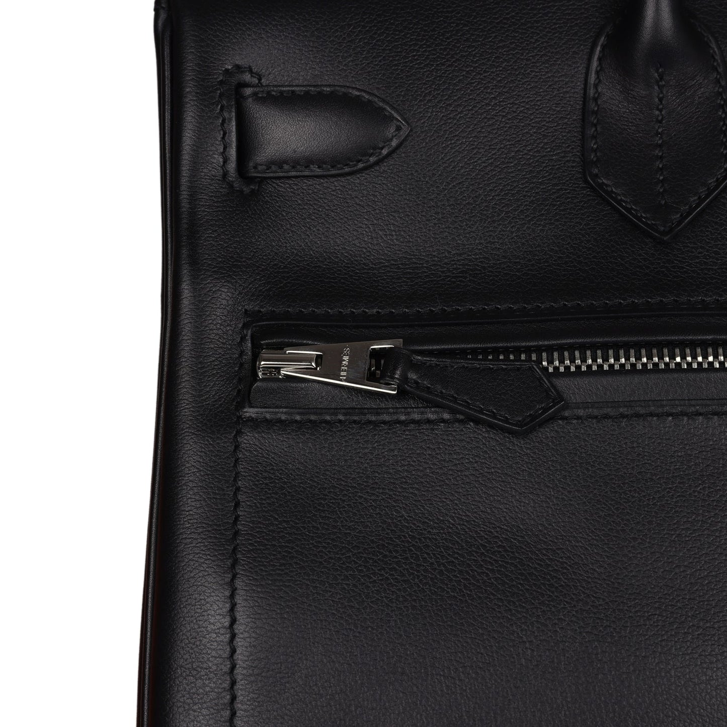 Hermes Birkin 40 HAC 'Rock' Black Evergrain Palladium Hardware