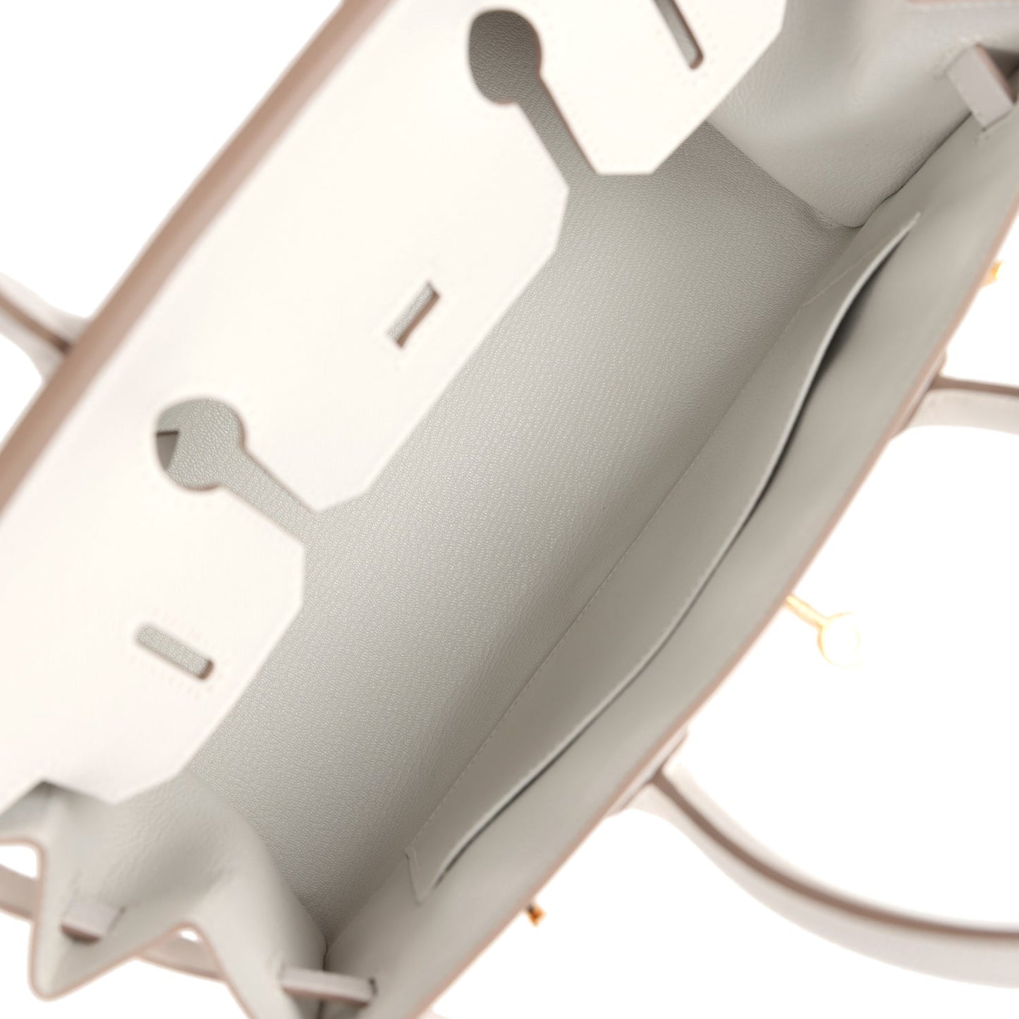 Hermes Birkin Sellier 30 Gris Pale Epsom Gold Hardware