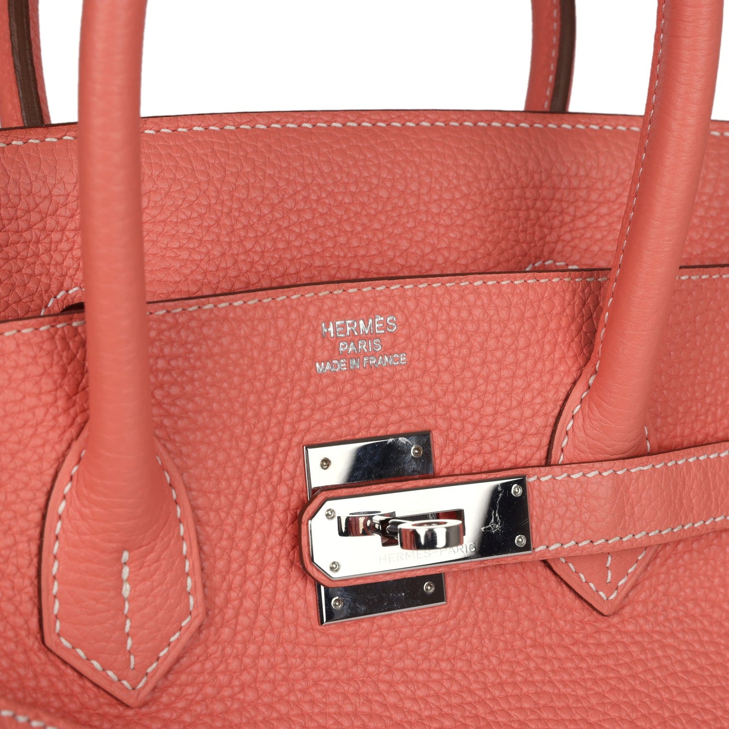 Hermes Birkin 35 Crevette Clemence Palladium Hardware