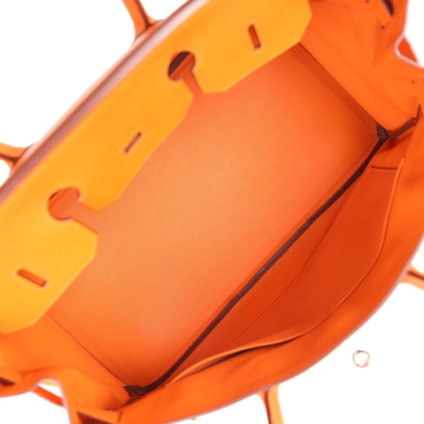 Hermes Birkin 35 Orange Epsom Palladium Hardware