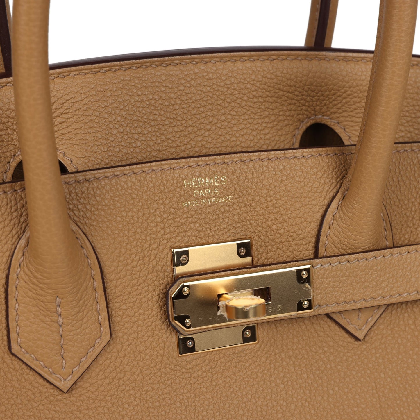 Hermes Birkin 30 Biscuit Togo Gold Hardware