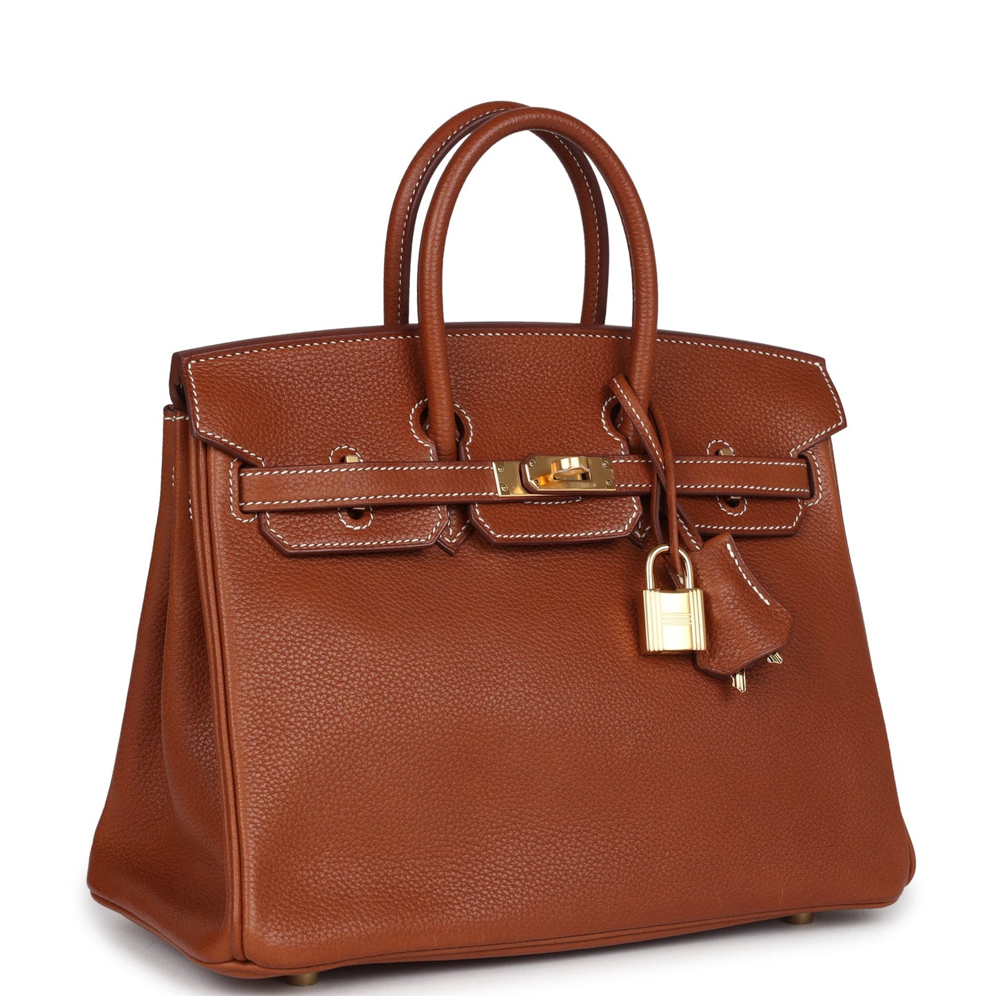Hermes Birkin 25 Fauve Barenia Faubourg Gold Hardware